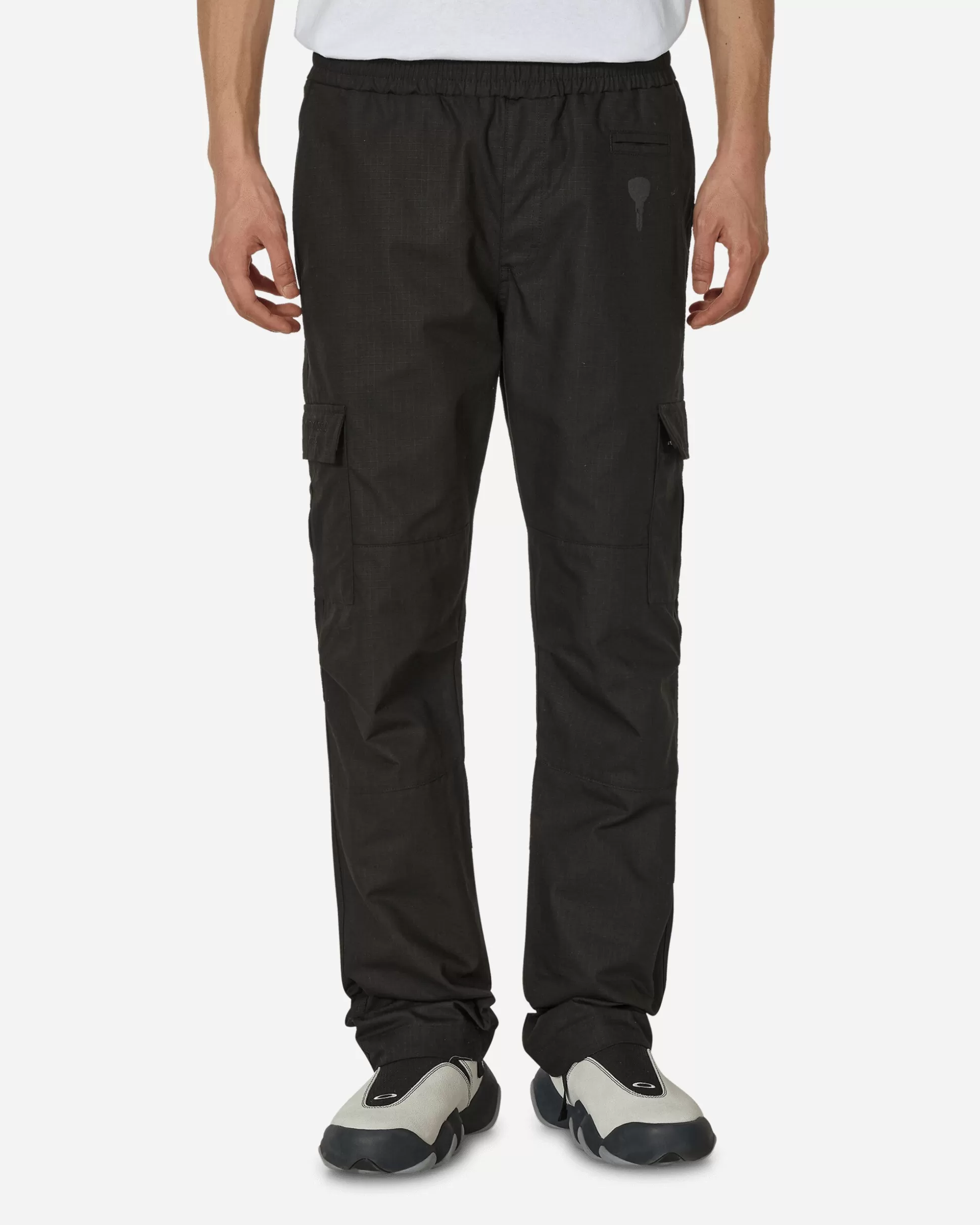 Automobili Amos AA Logo Cargo Pants Black Fashion