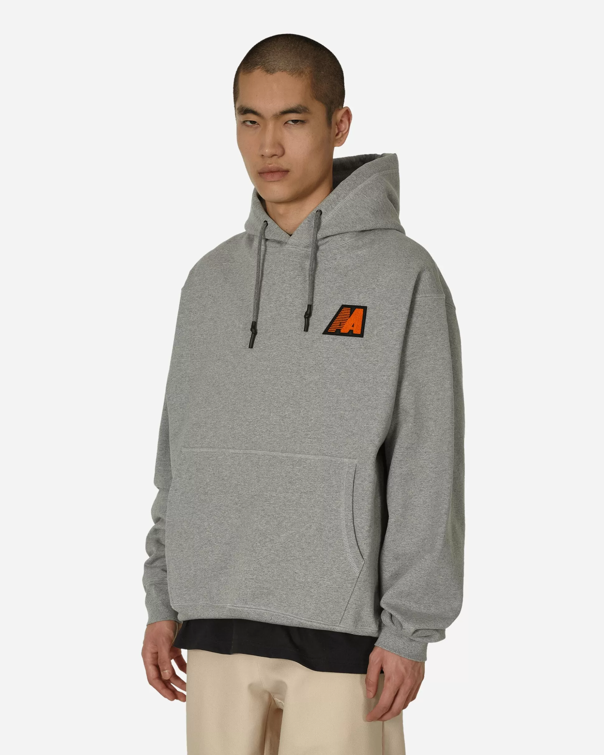 Automobili Amos AA Logo Hoodie Light Grey Store