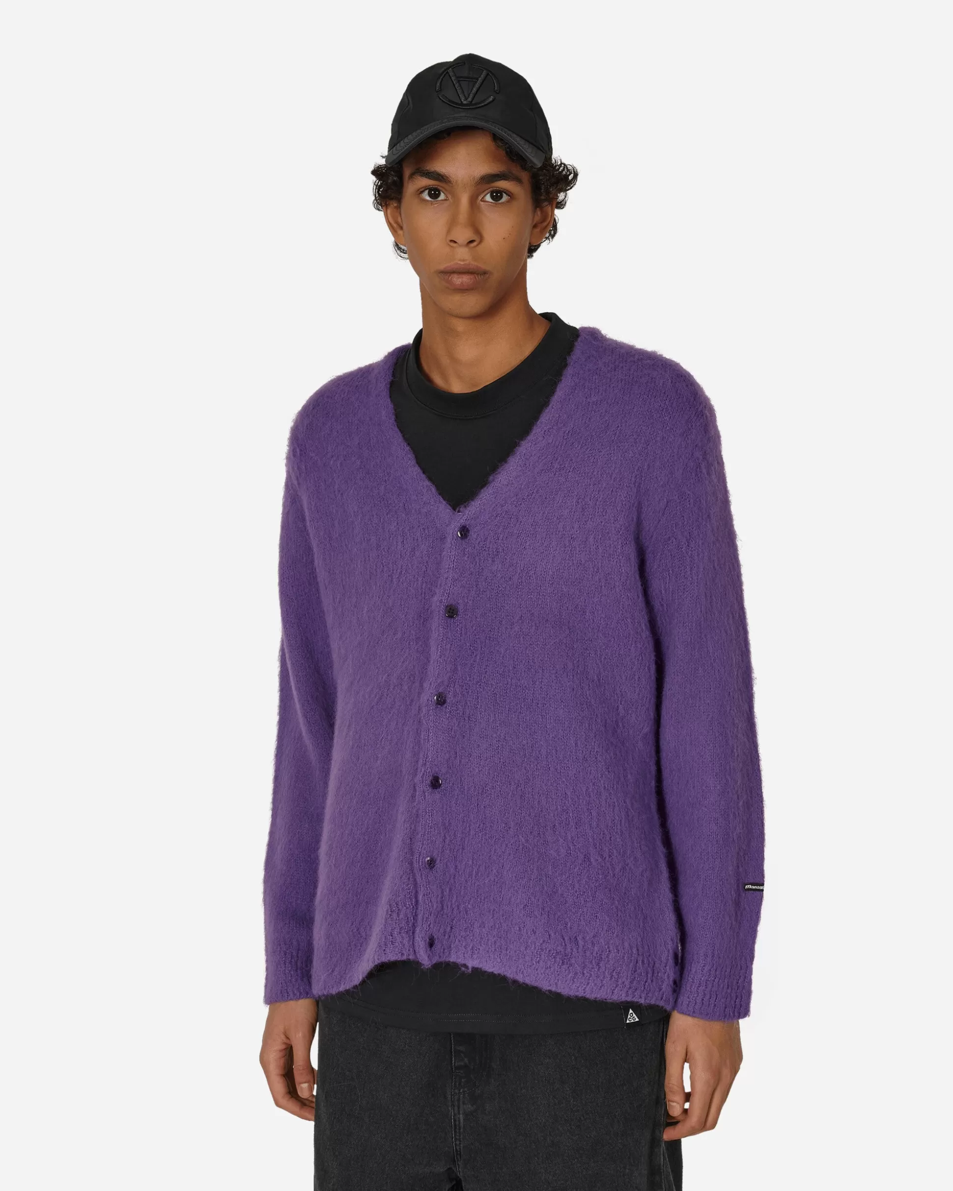 Manastash Aberdeen Cardigan Purple Shop