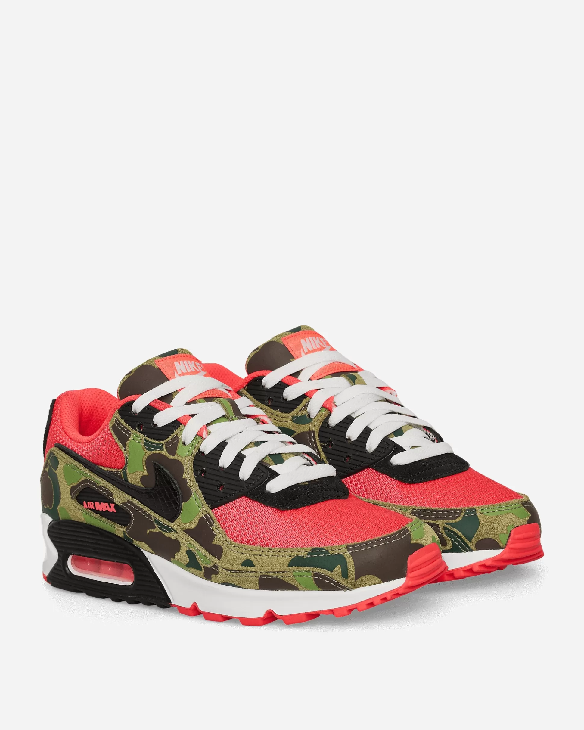 Nike Air Max 90 Sneakers Dark Sage / Solar Red Fashion