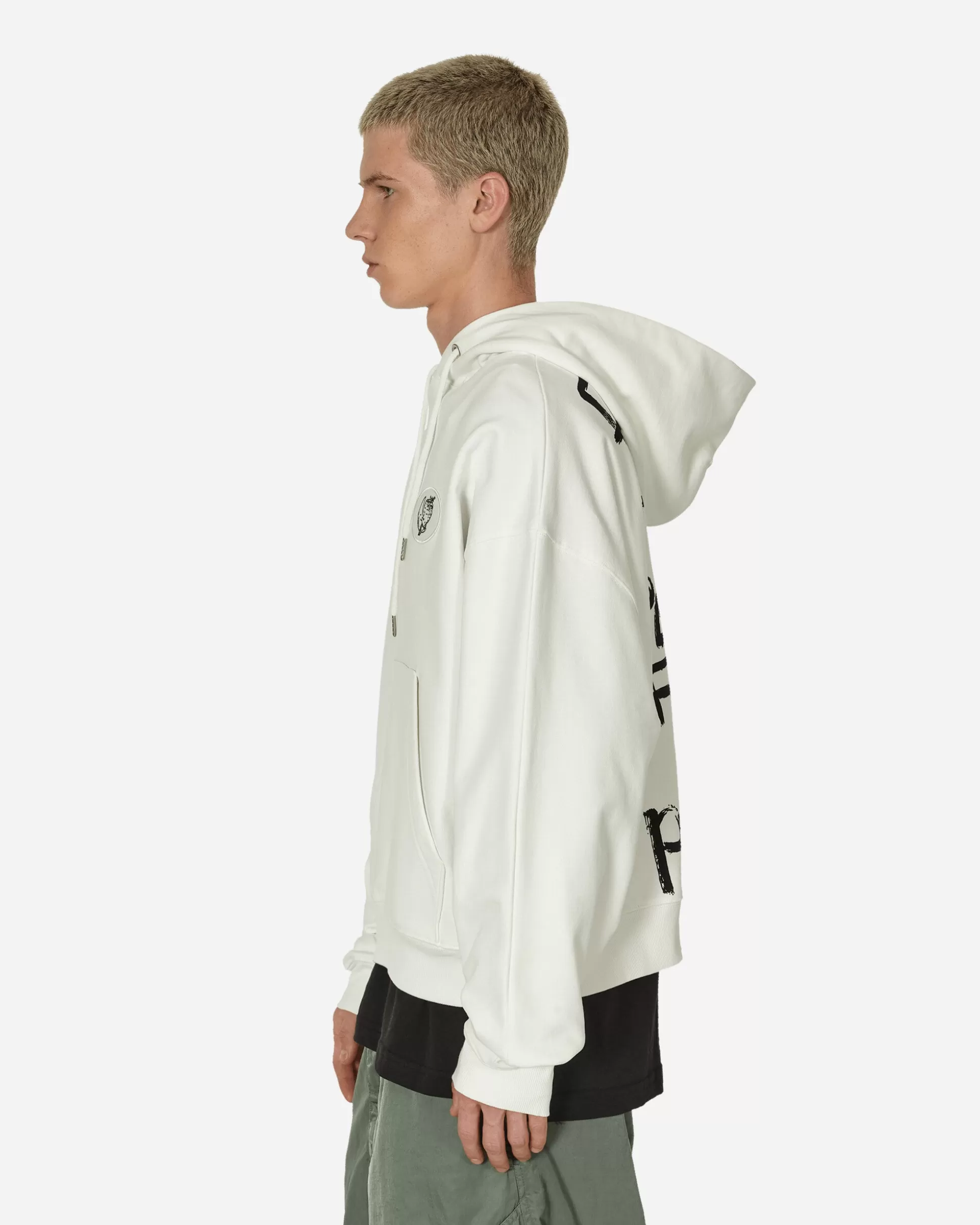 Sky High Farm Alastair McKimm Workwear Hooded Sweatshirt White Store