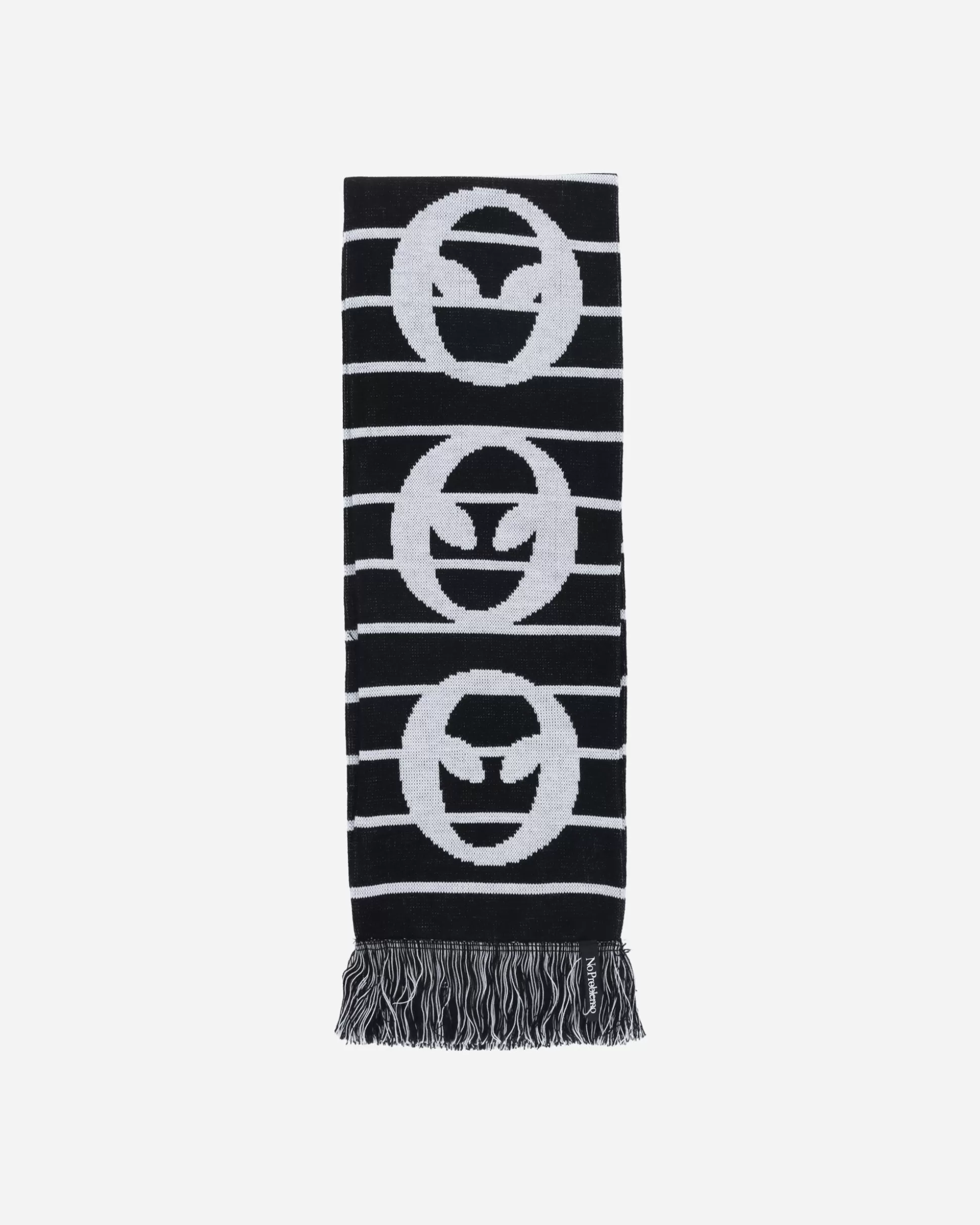 No Problemo Alien-O Striped Scarf Black Store