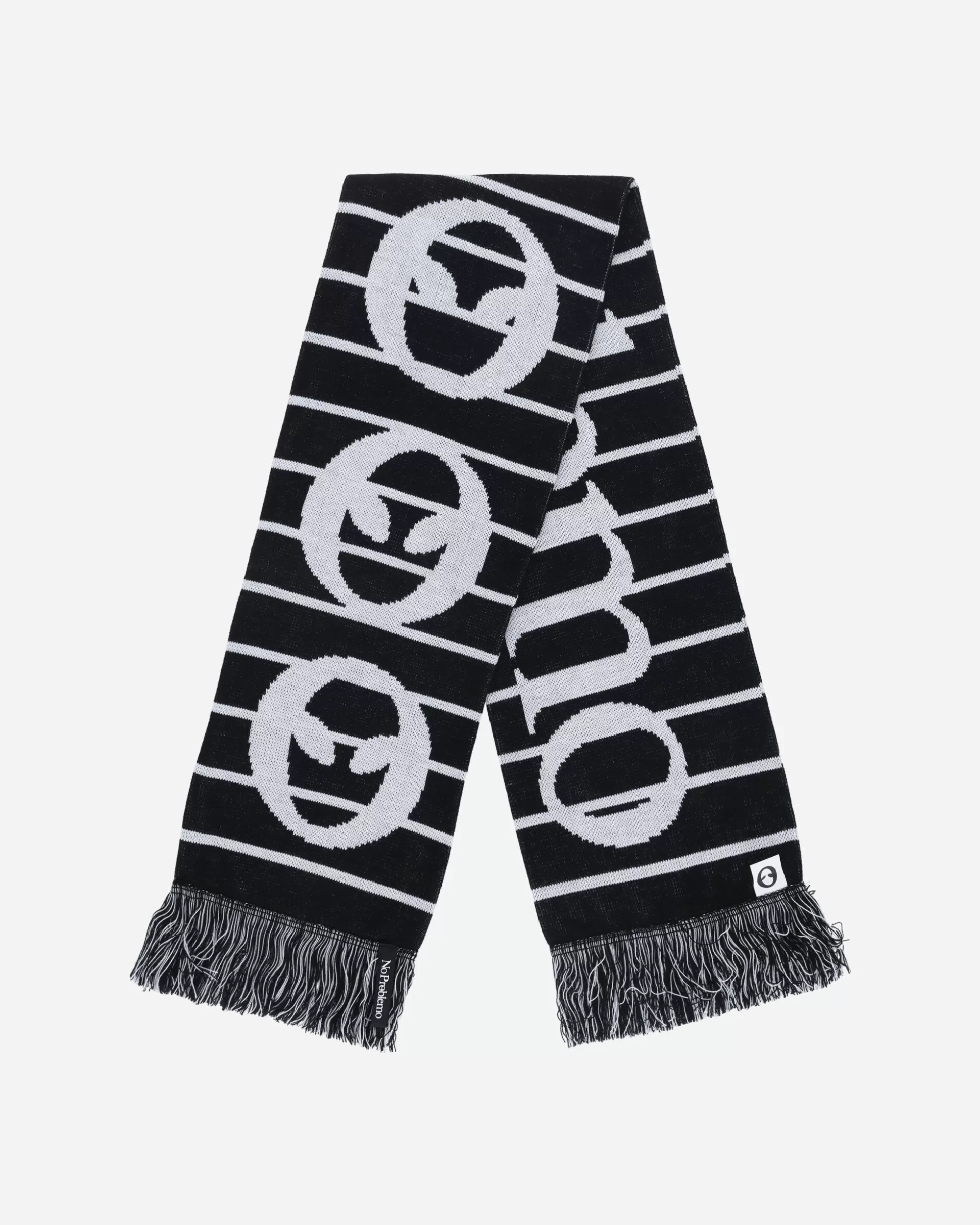 No Problemo Alien-O Striped Scarf Black Store