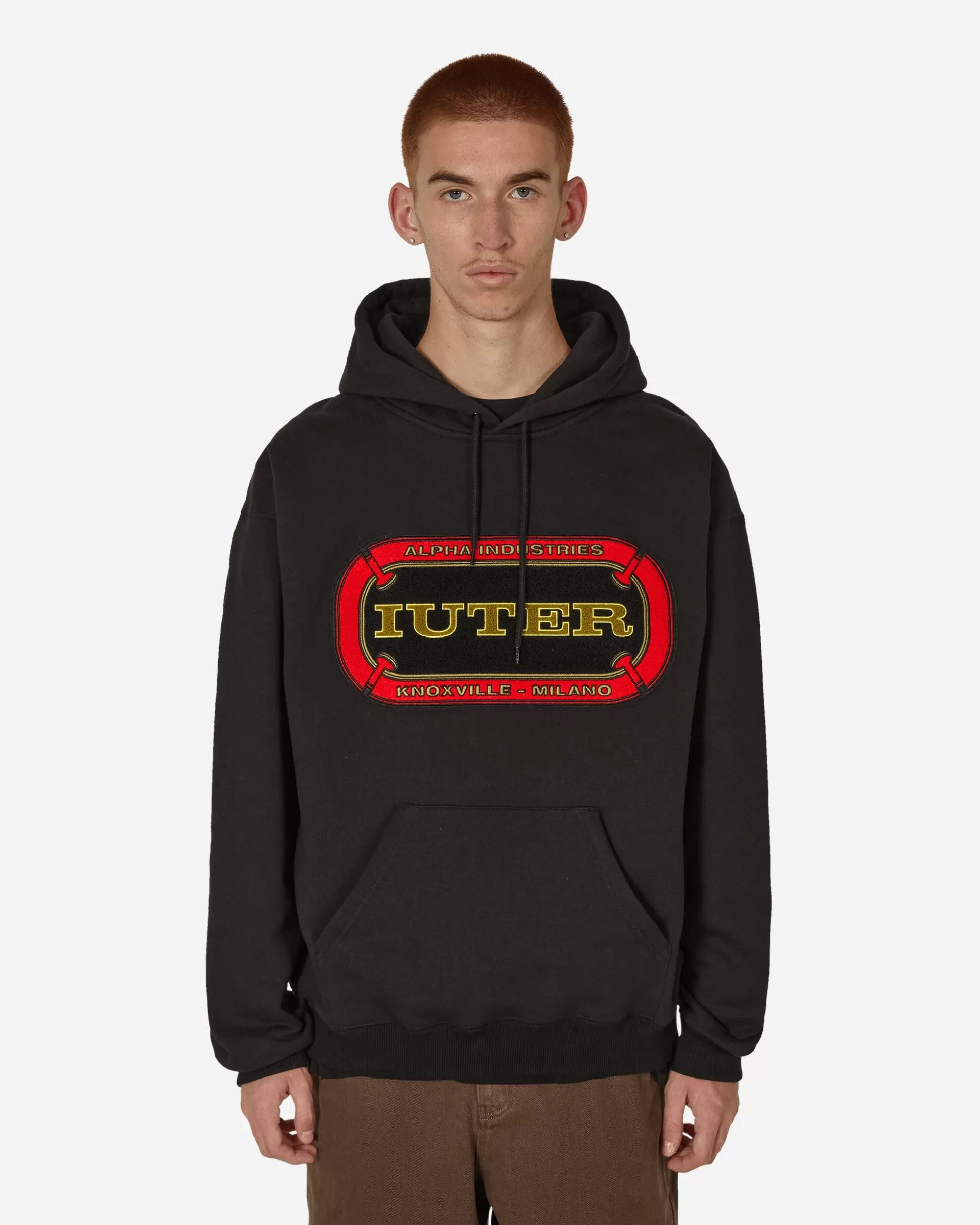 Iuter Alpha Industries Mat Hoodie Black Cheap
