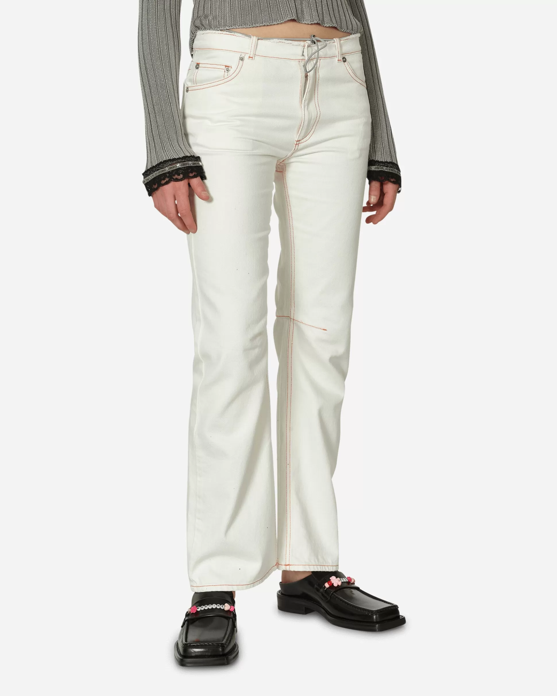 Cormio Amanda Low Waisted Jeans White Discount