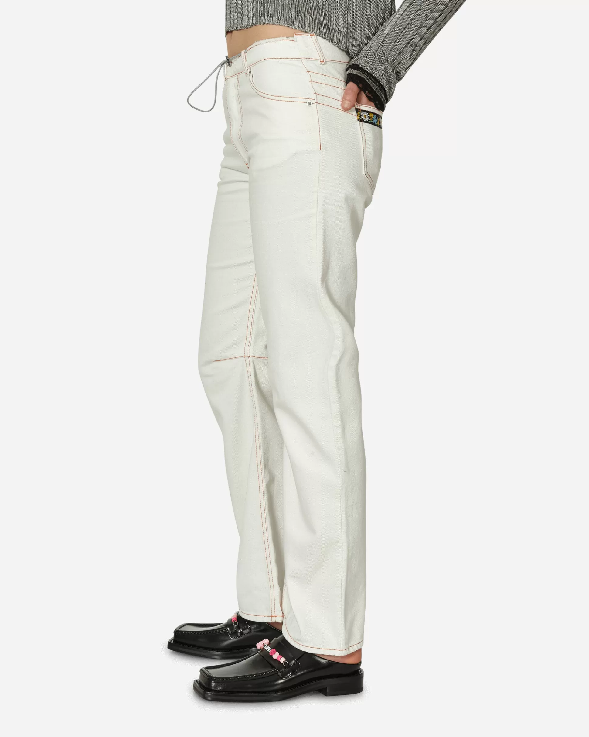 Cormio Amanda Low Waisted Jeans White Discount