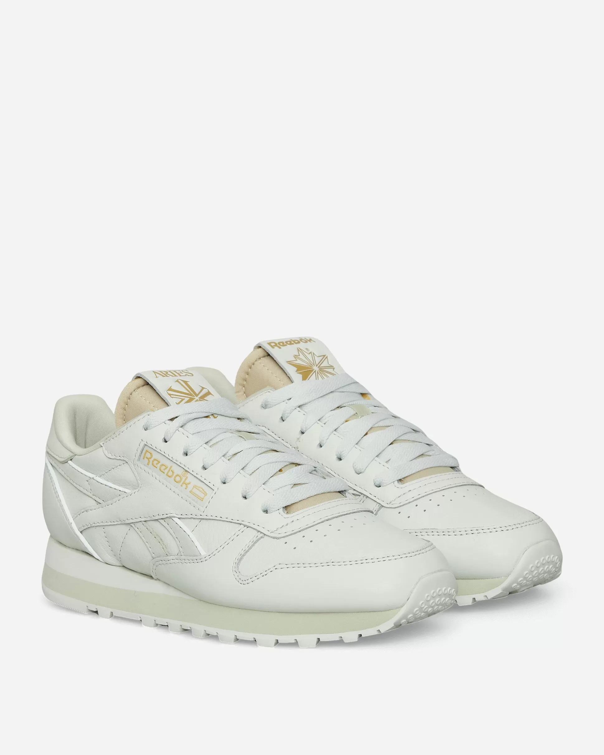Reebok Aries Classic Leather Sneakers Aqua Discount