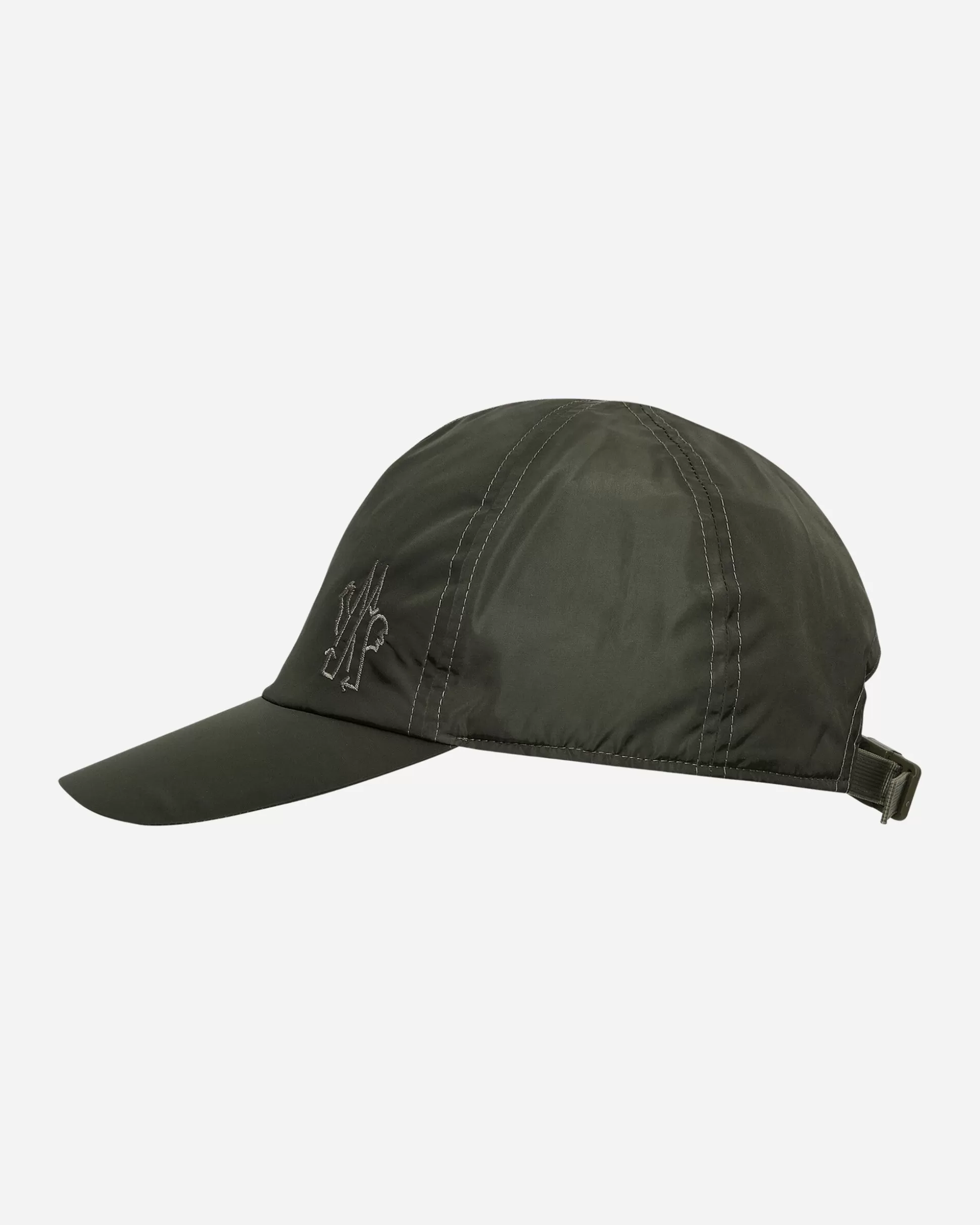 Moncler Born To Protect Embroidered Logo Baseball Cap Green Clearance