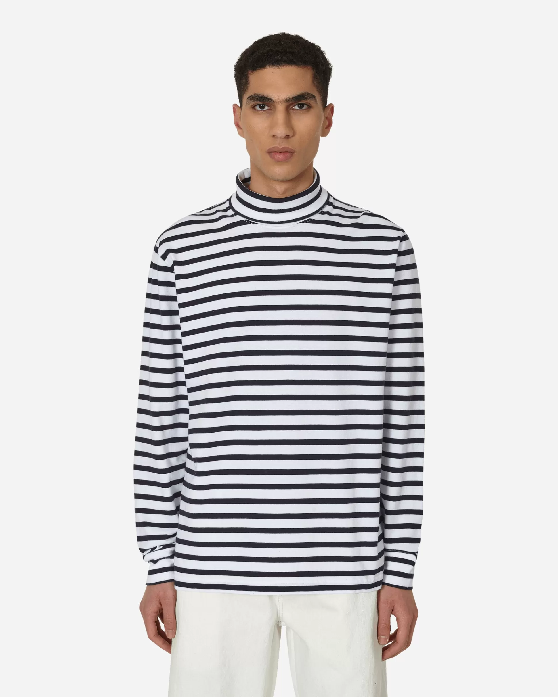 Noah Breton Stripe Turtleneck Navy / White Cheap