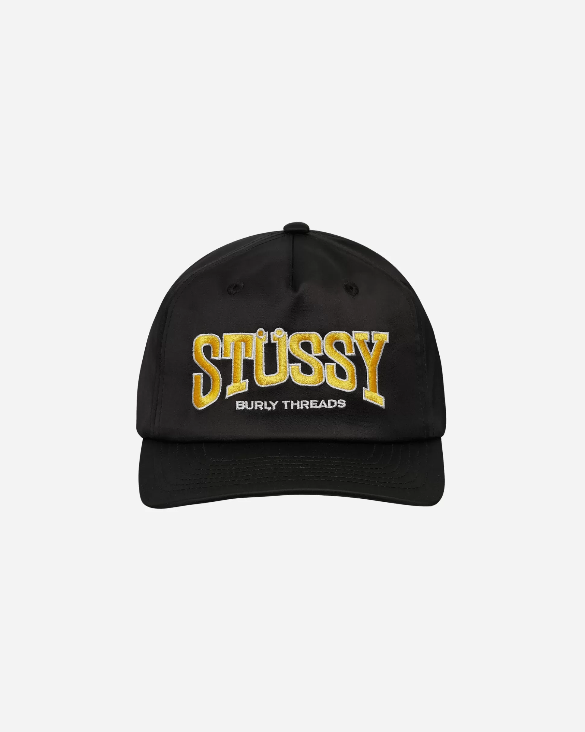 Stüssy Burly Threads Snapback Cap Black Store