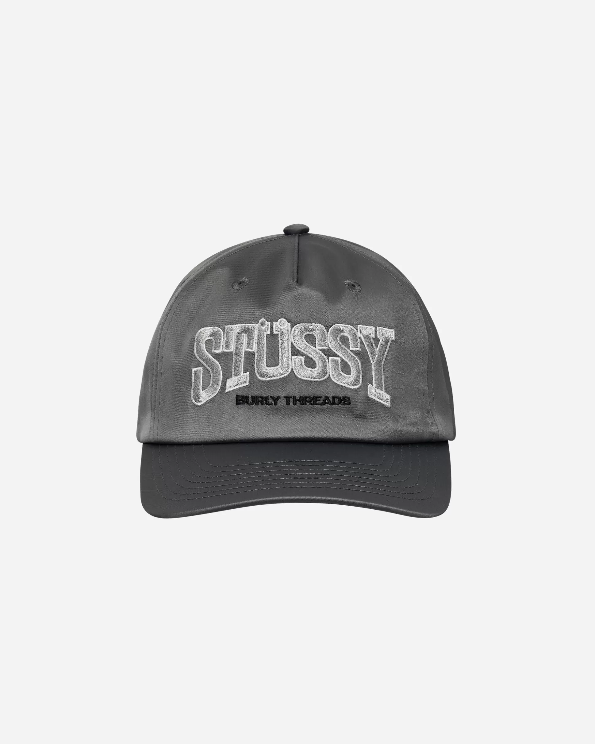 Stüssy Burly Threads Snapback Cap Grey Sale