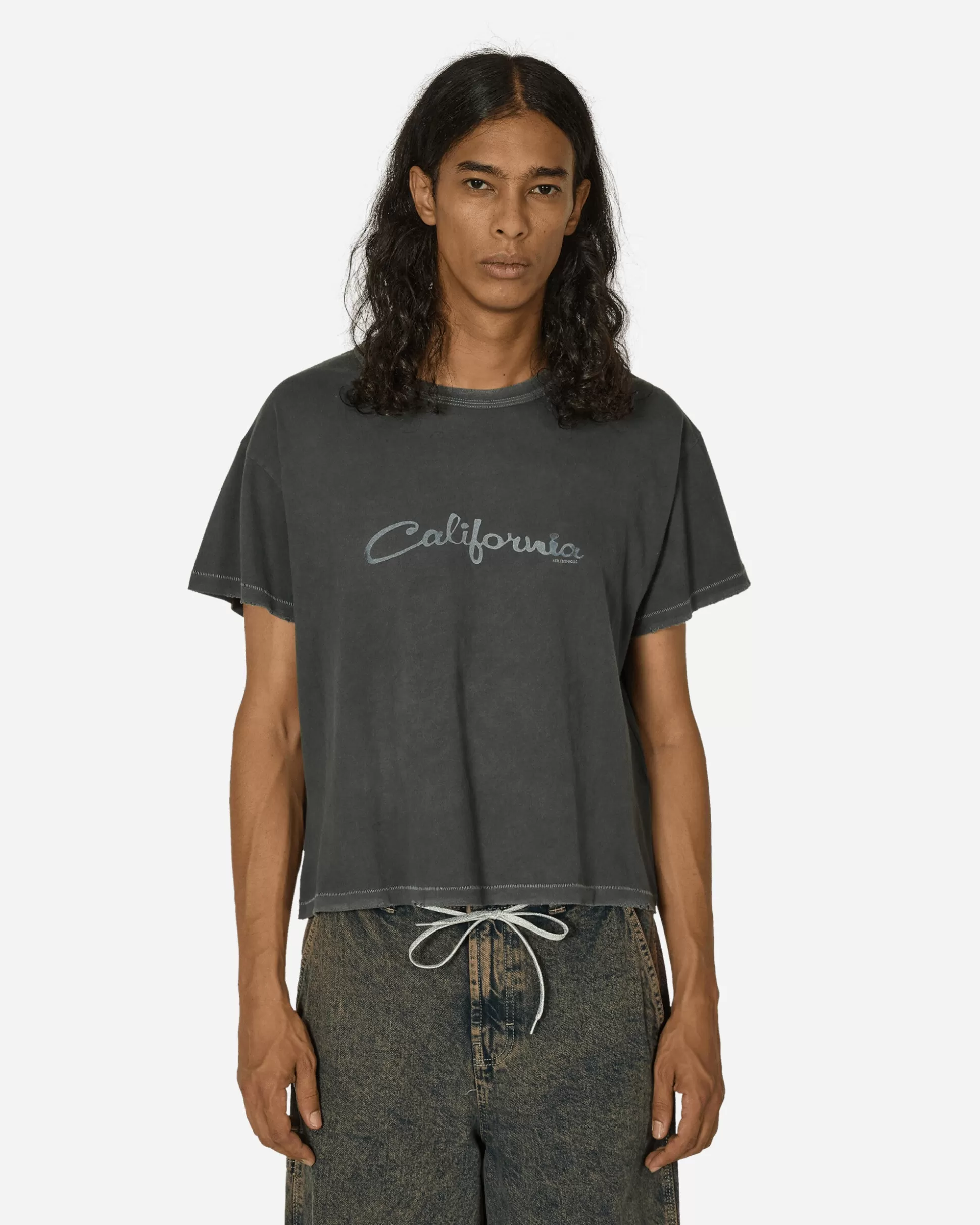 ERL California Signature T-Shirts Black Hot