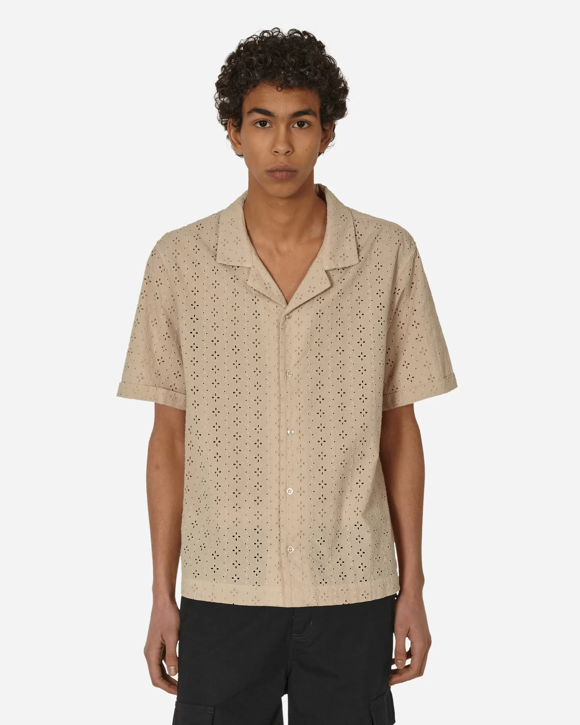 Guess USA Camp Shirt Pearl White Best Sale