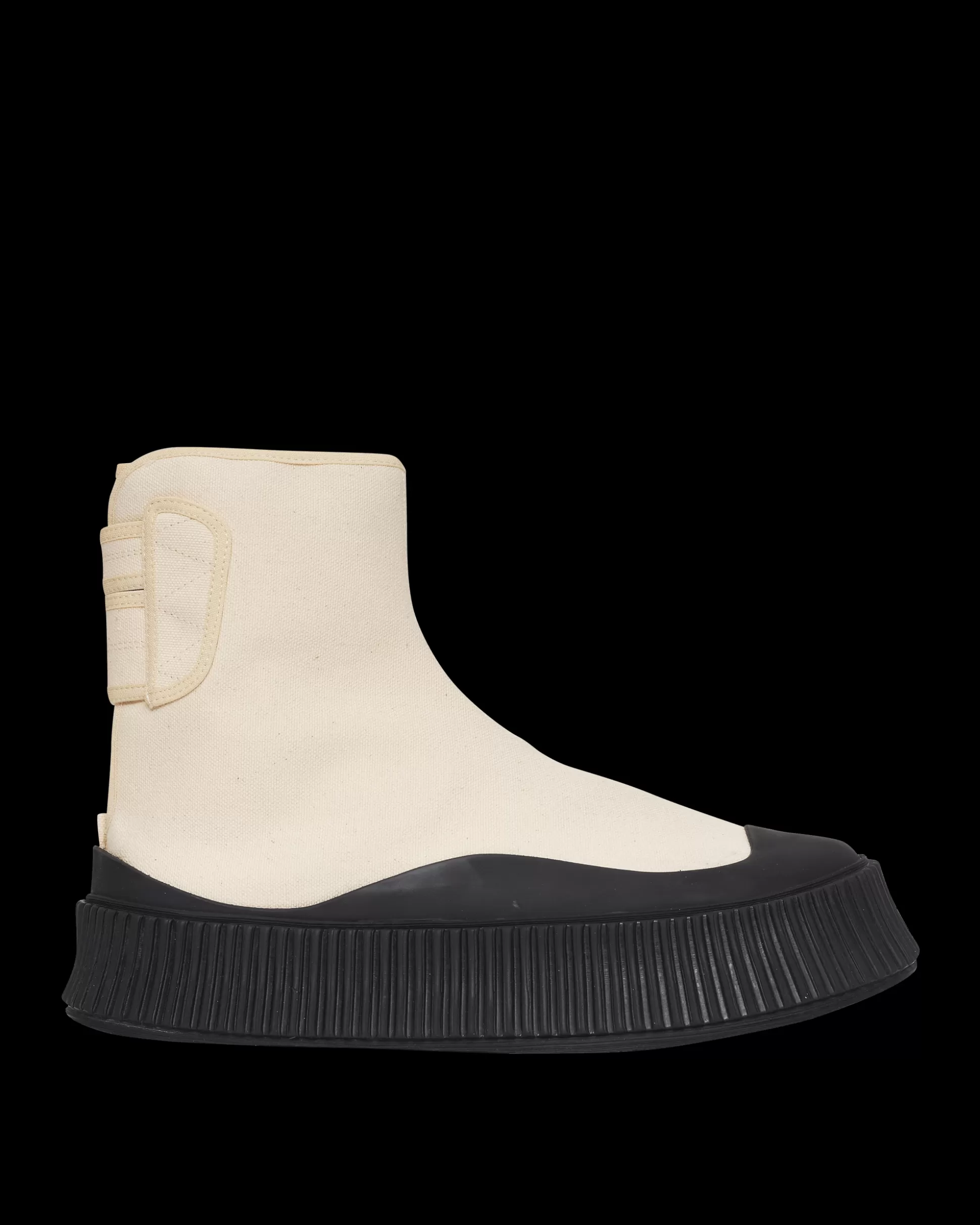 Jil Sander Canvas High-Top Sneakers Beige Online