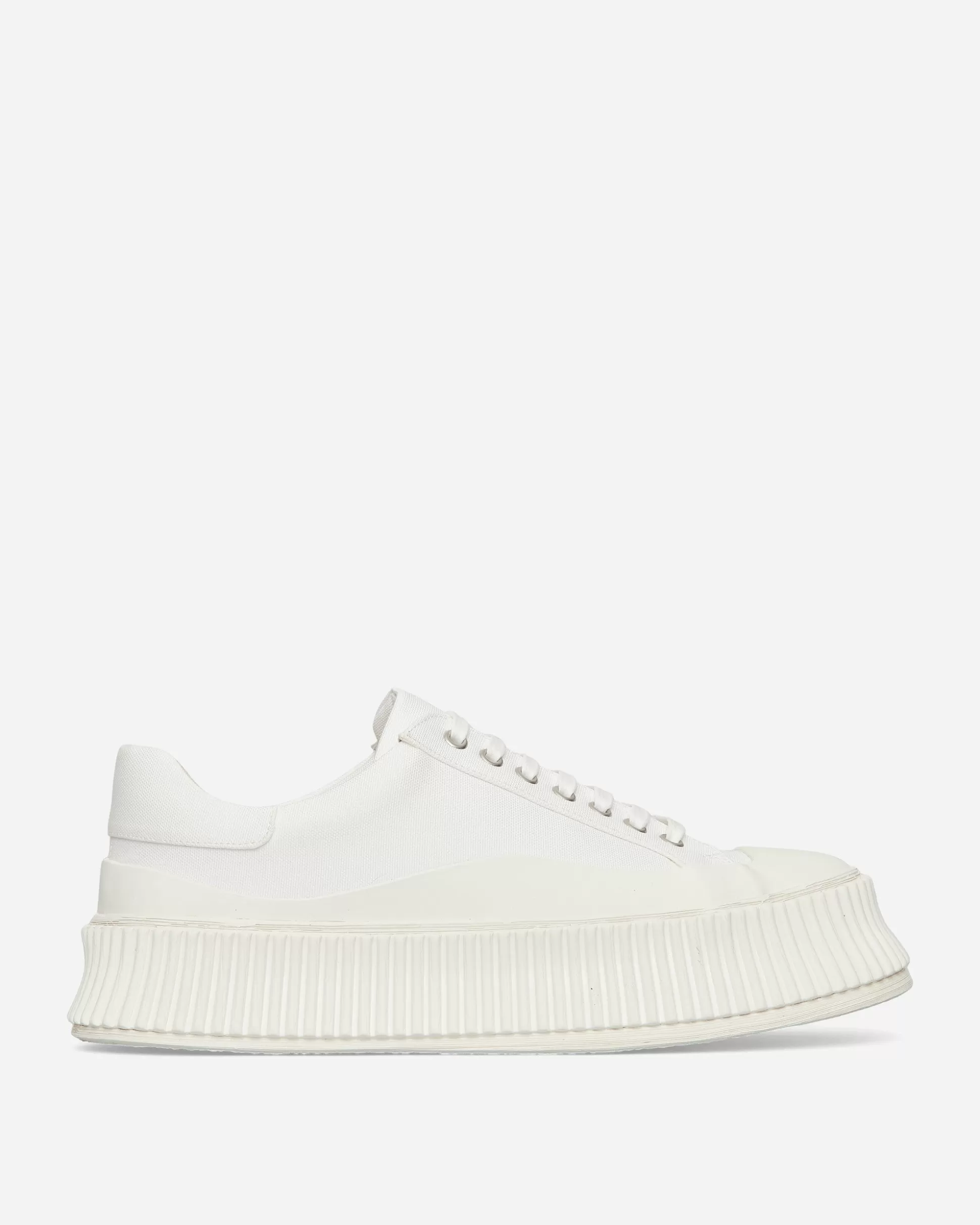 Jil Sander Canvas Oxford Sneakers White Shop