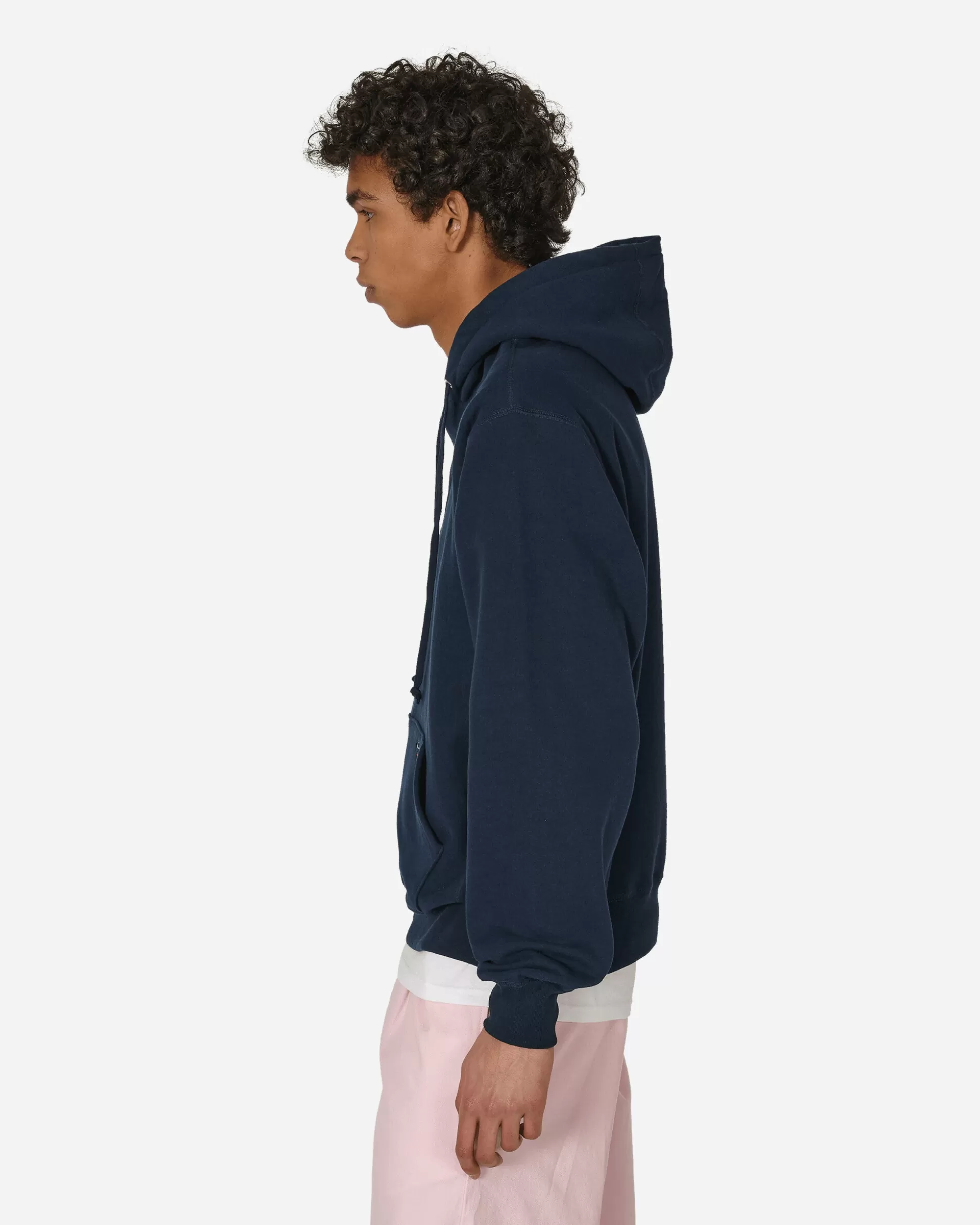 Noah Classic Hooded Sweatshirt Navy Outlet