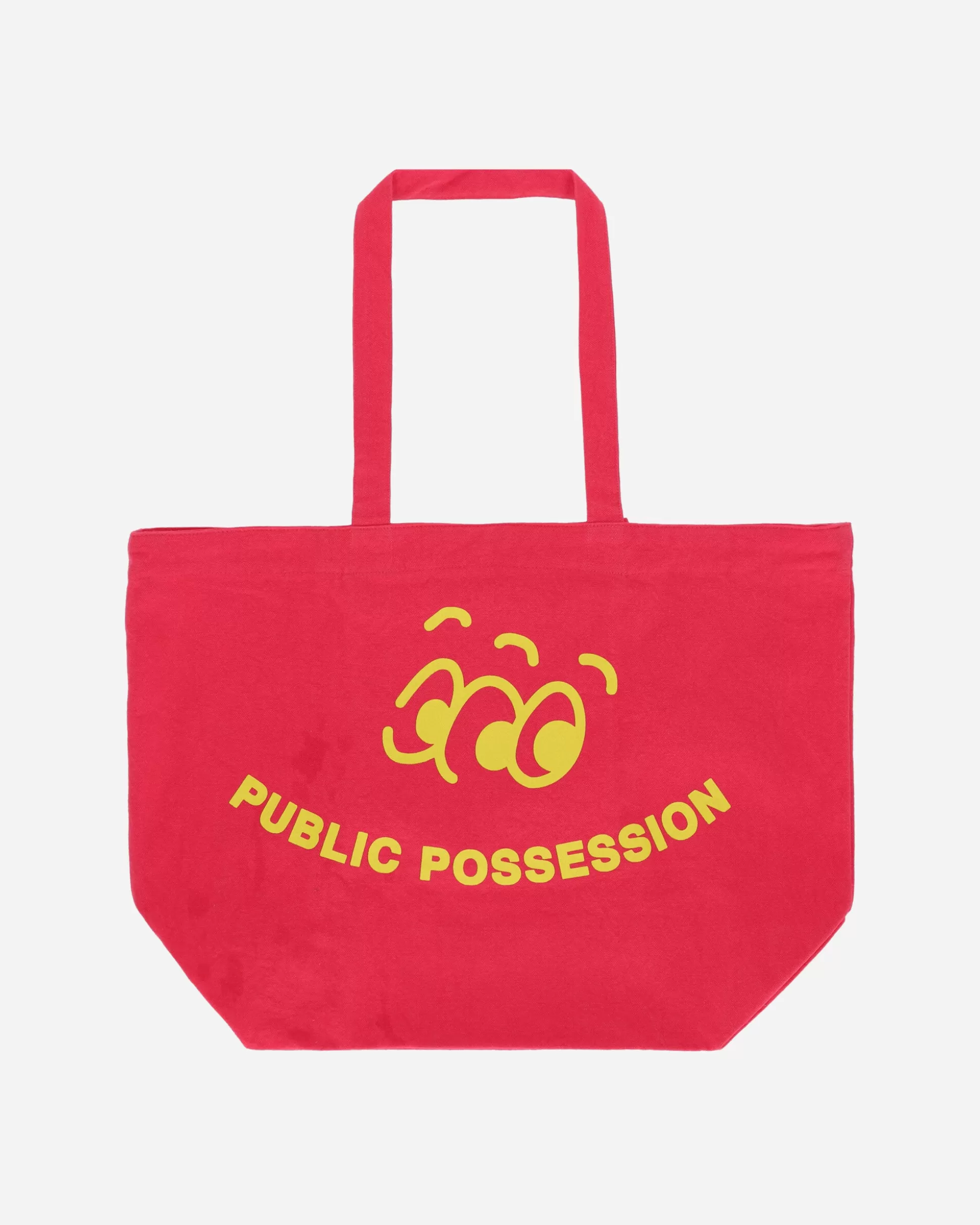 Public Possession Comedy and Rhythm Tote Bag Red Best Sale