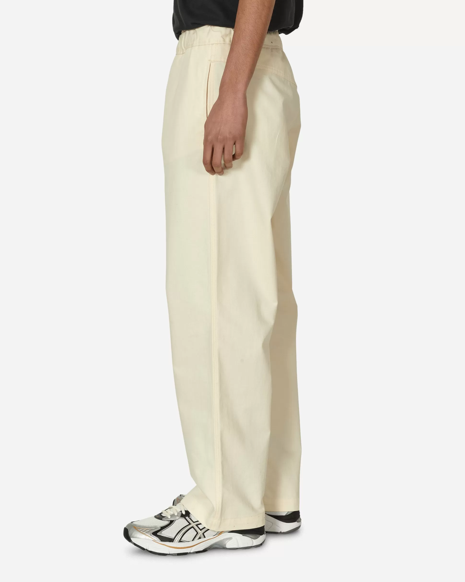 Moncler Cotton Poplin Trousers Beige New