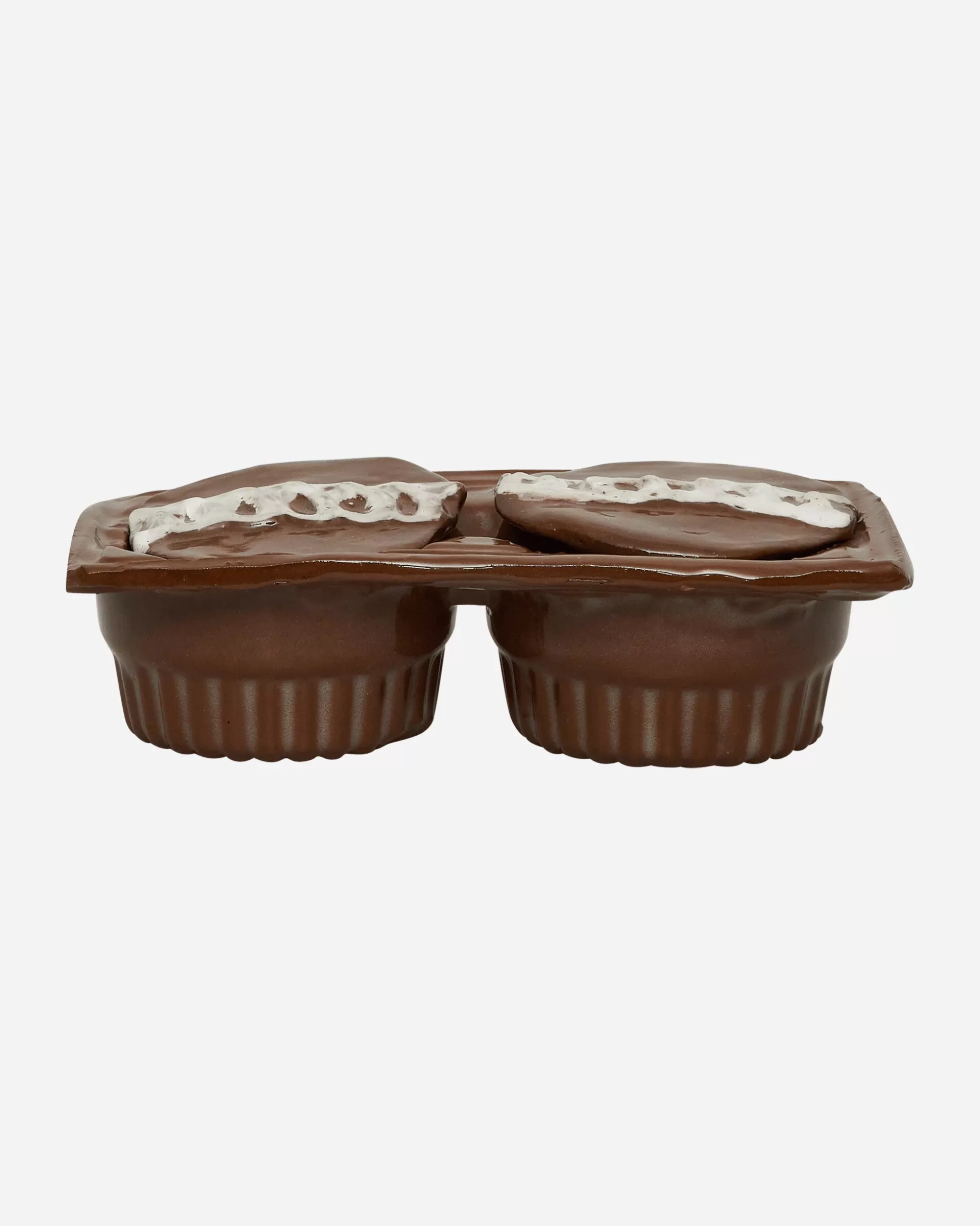 Big Bell Ceramics Cup Cake Ashtray Brown Fashion