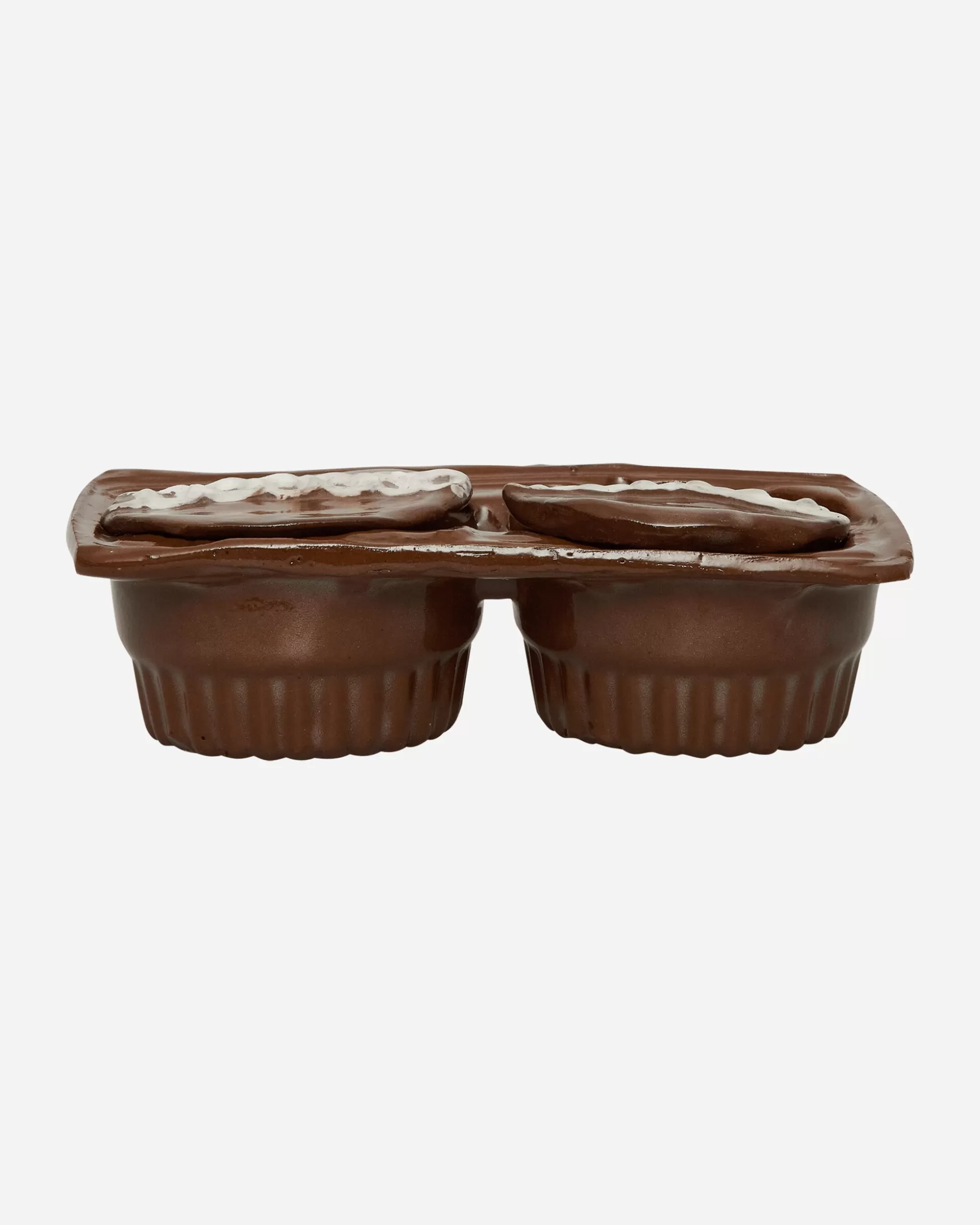 Big Bell Ceramics Cup Cake Ashtray Brown Fashion