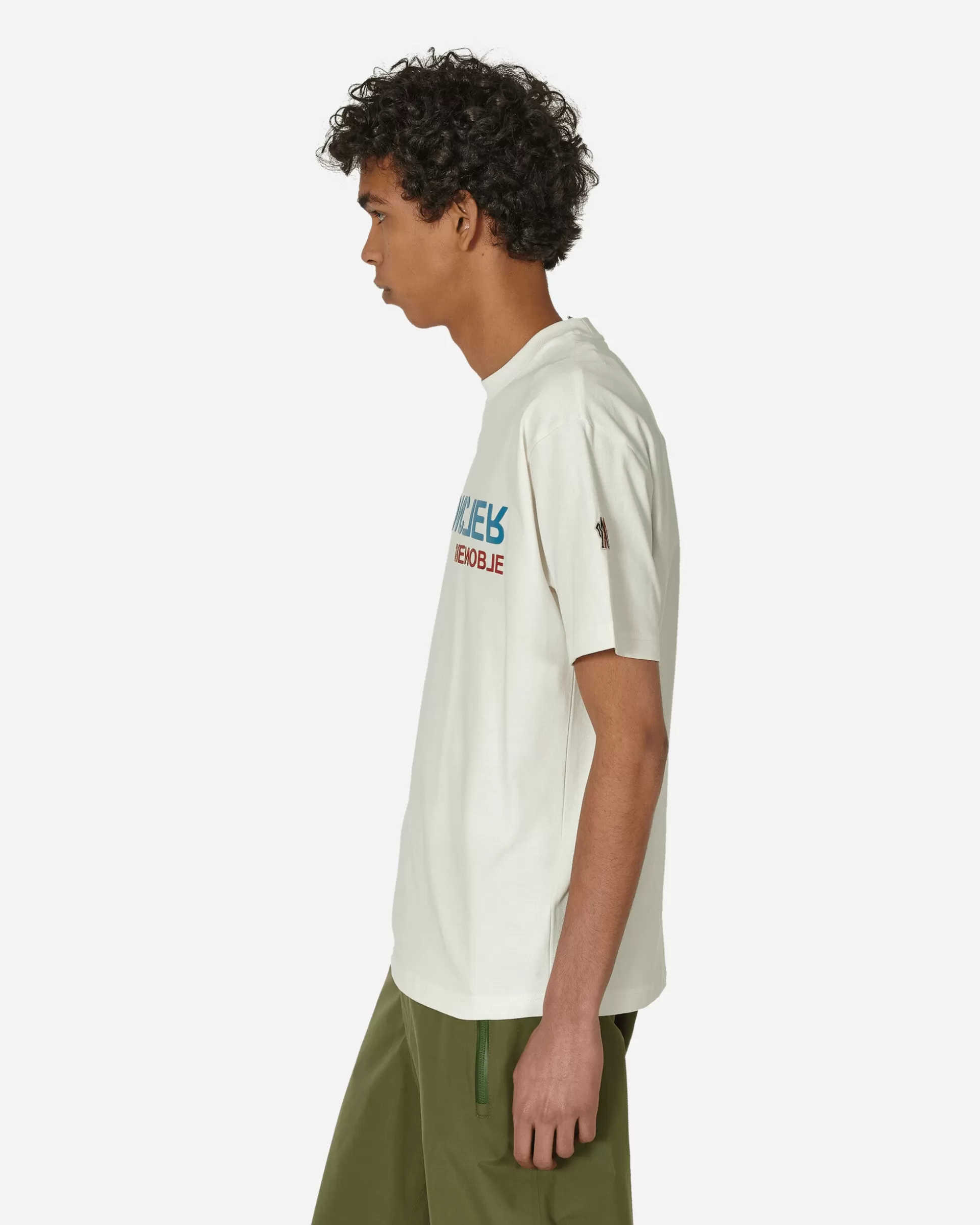 Moncler Grenoble Day-Namic Logo T-Shirt White Discount