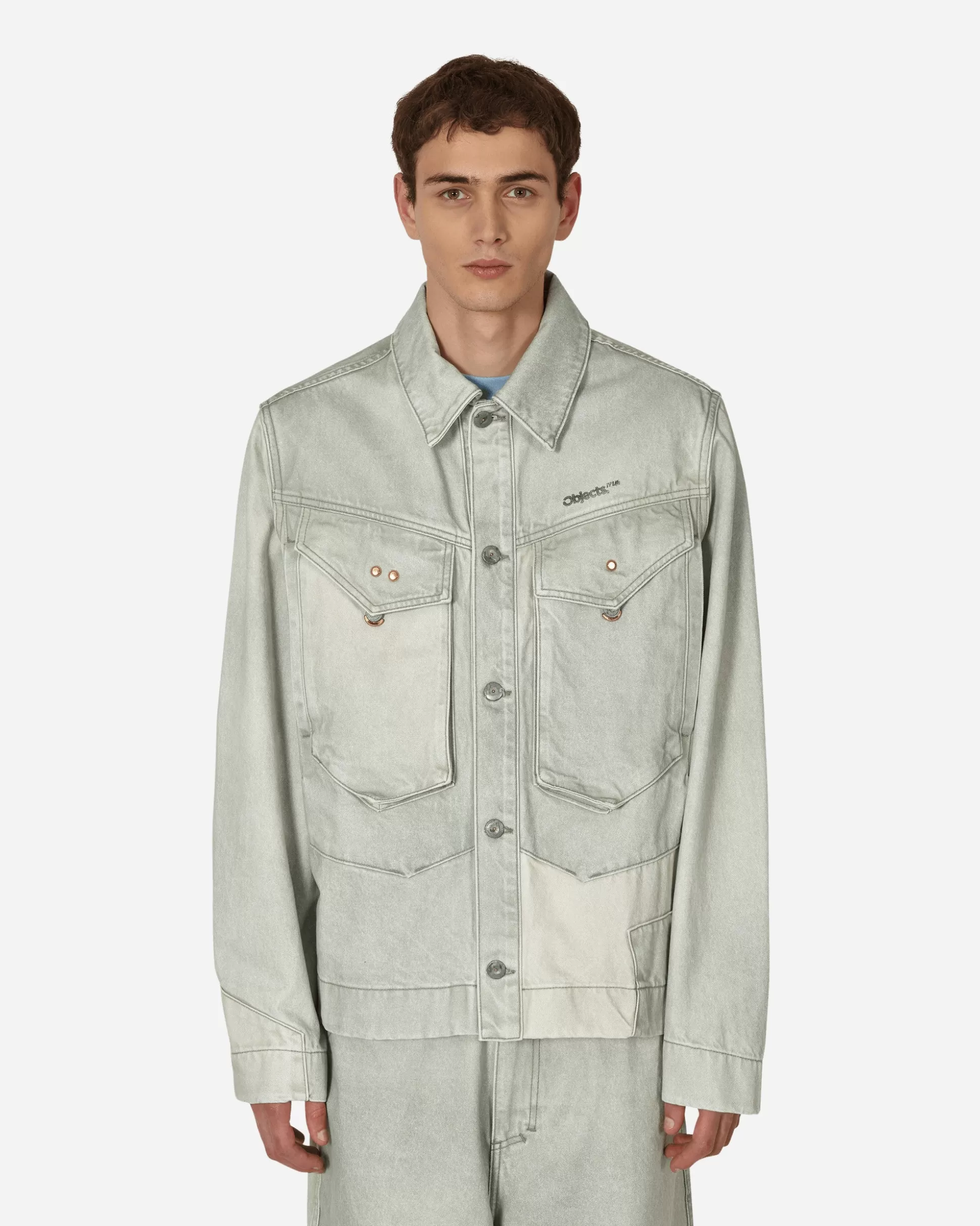 Objects IV Life Denim Jacket Green Online