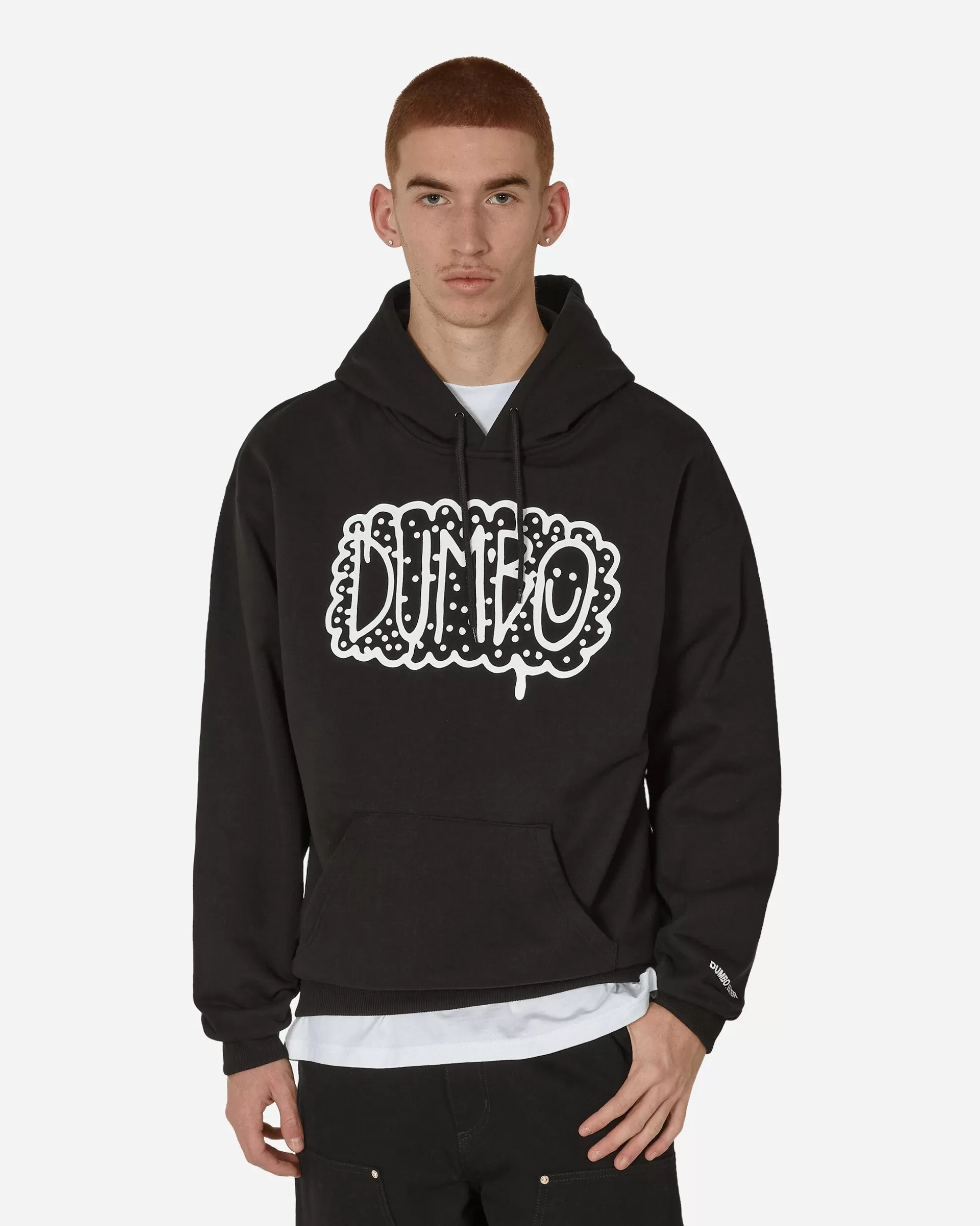 Iuter DUMBO Milano Imperfecta Hooded Sweatshirts Black New