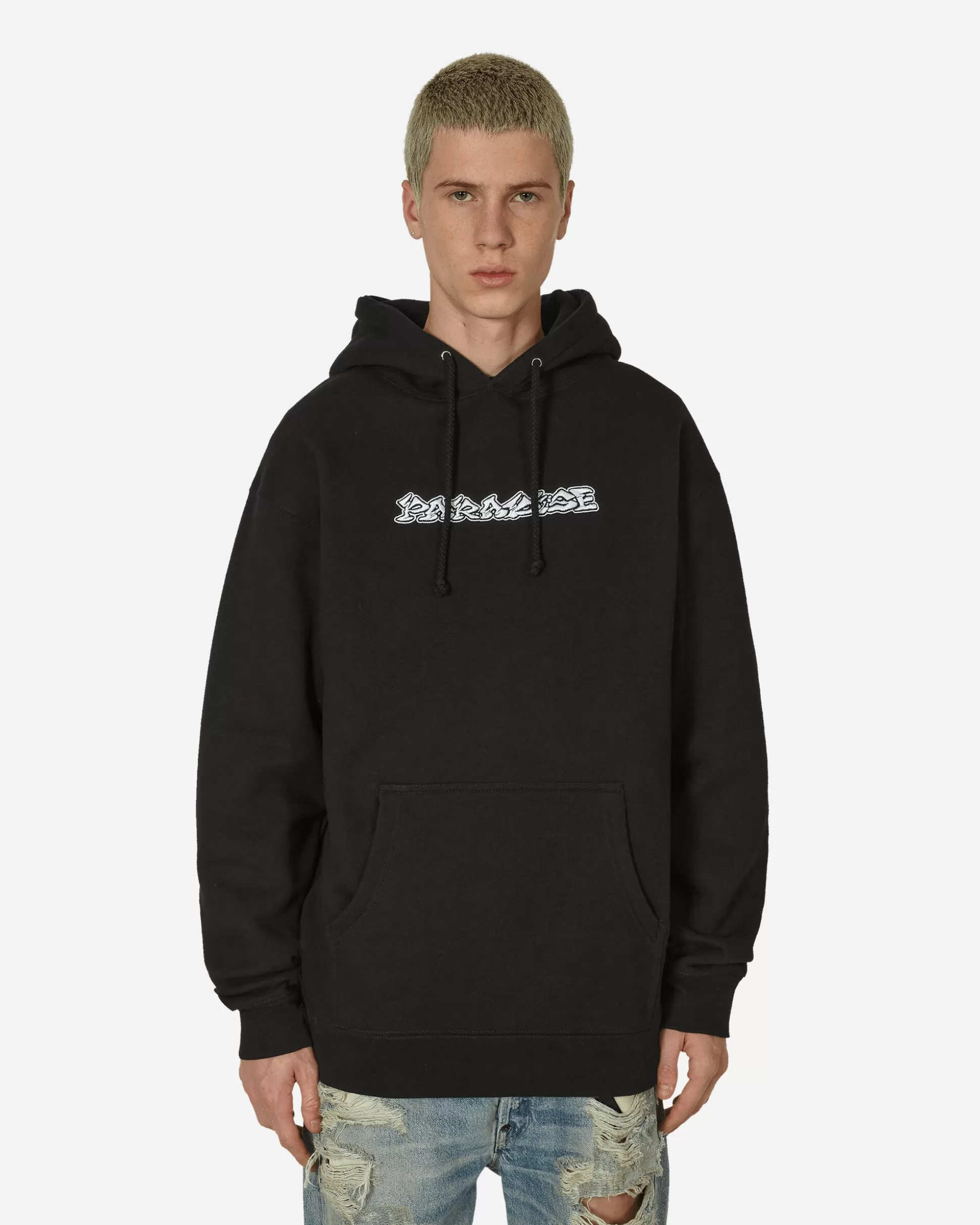Paradis3 Dystopia Embroidered Hoodie Black Discount