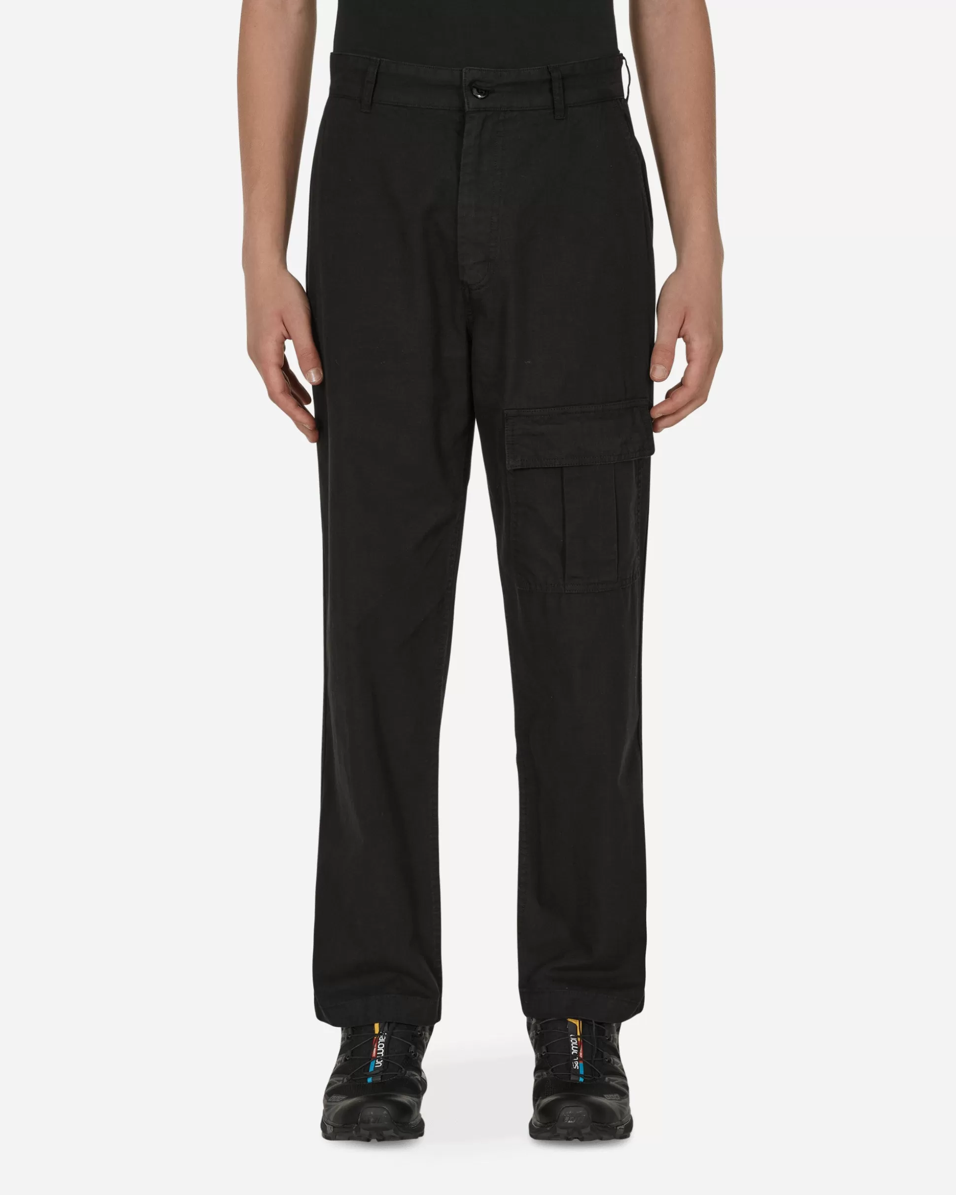 Awake NY Embroidered Cargo Pants Black Best Sale