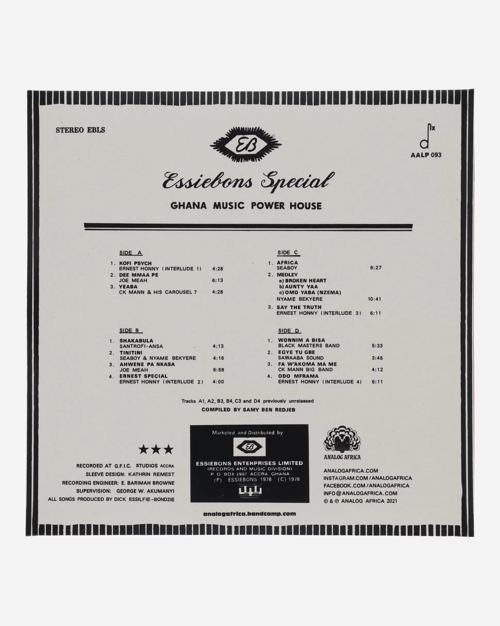 Public Possession Essiebons Special 1973 - 1984 Ghana Music Power House Vinyl Online