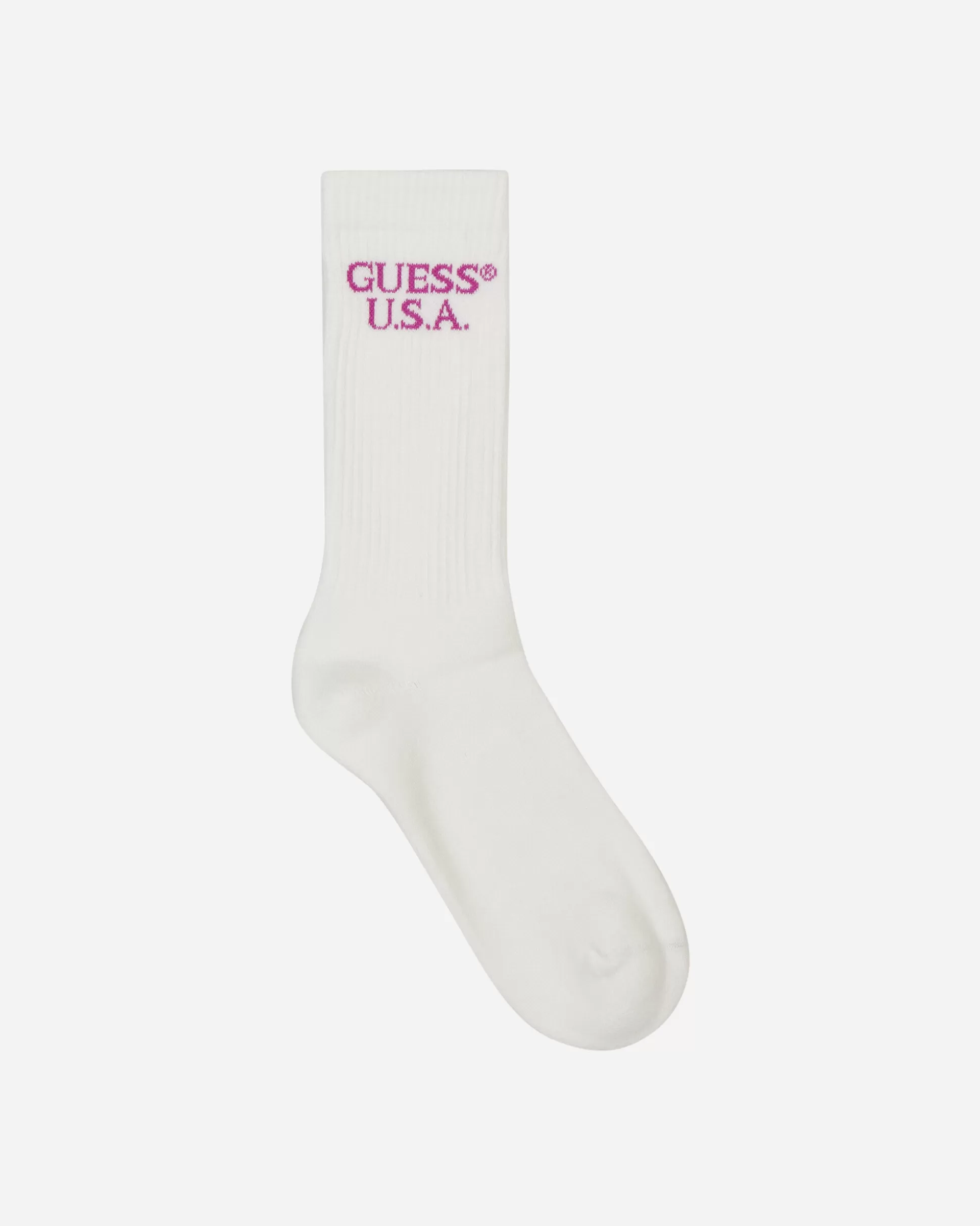 Guess USA Evan Socks White New