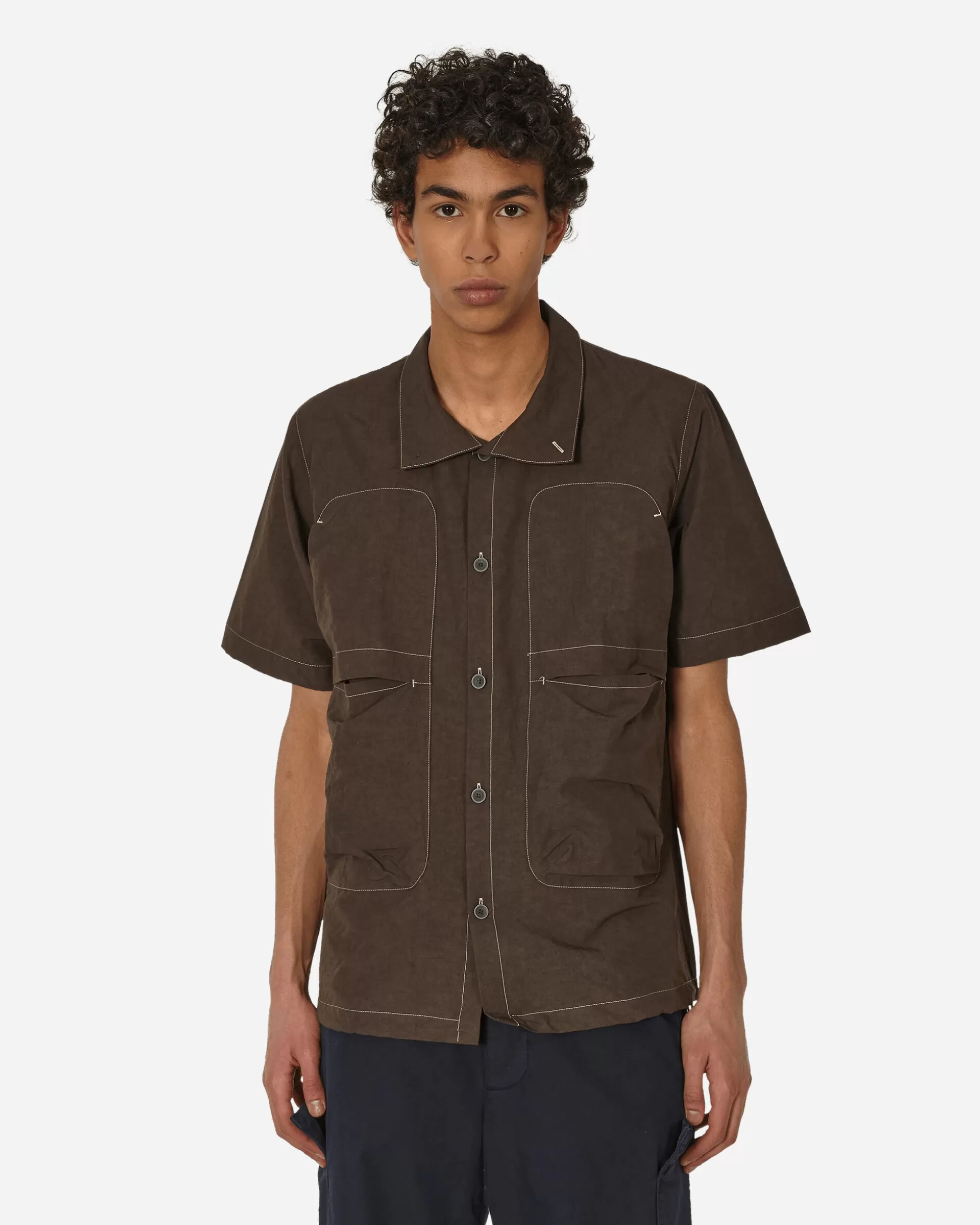 RANRA Glems Shortsleeve Shirt Chocolate Brown Online