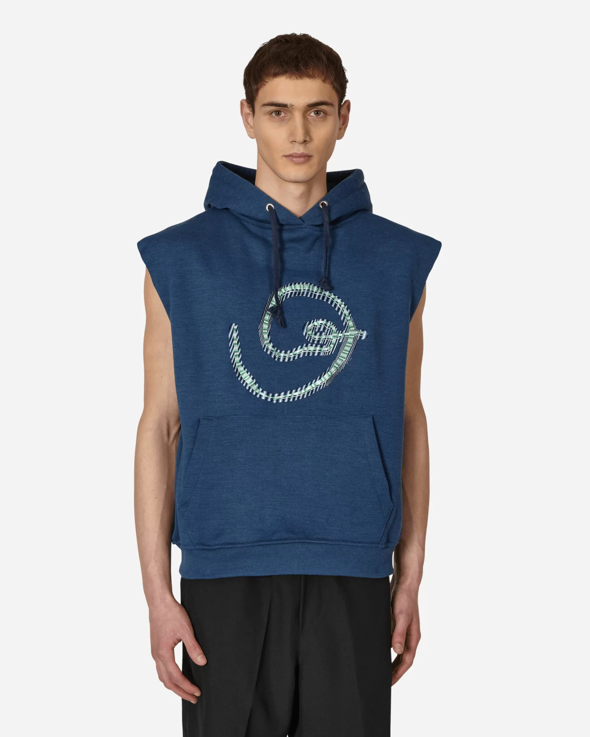 Lueder Goblin Sleeveless Hooded Sweatshirt Blue Best
