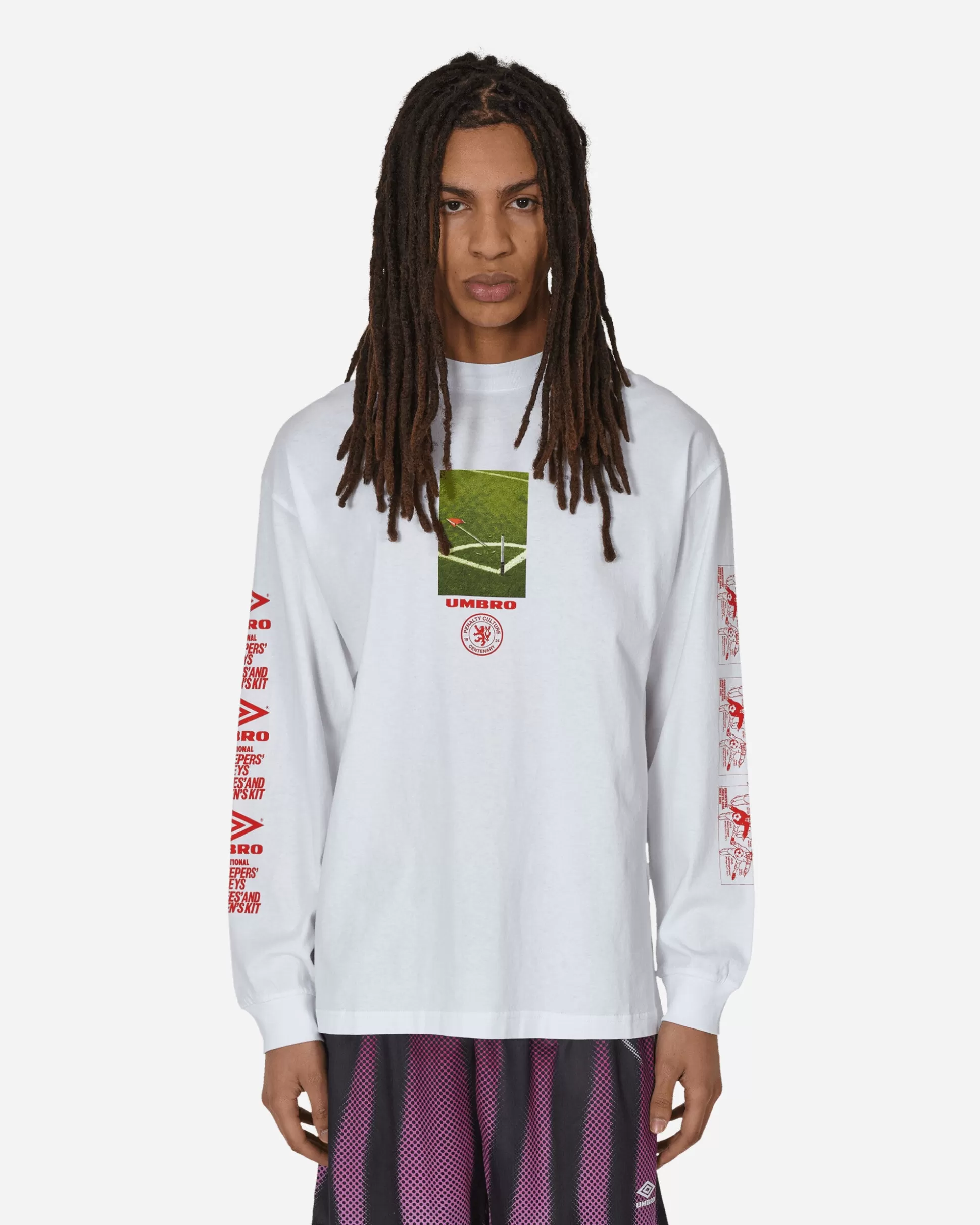 Umbro Graphic Longsleeve T-Shirt White Fashion