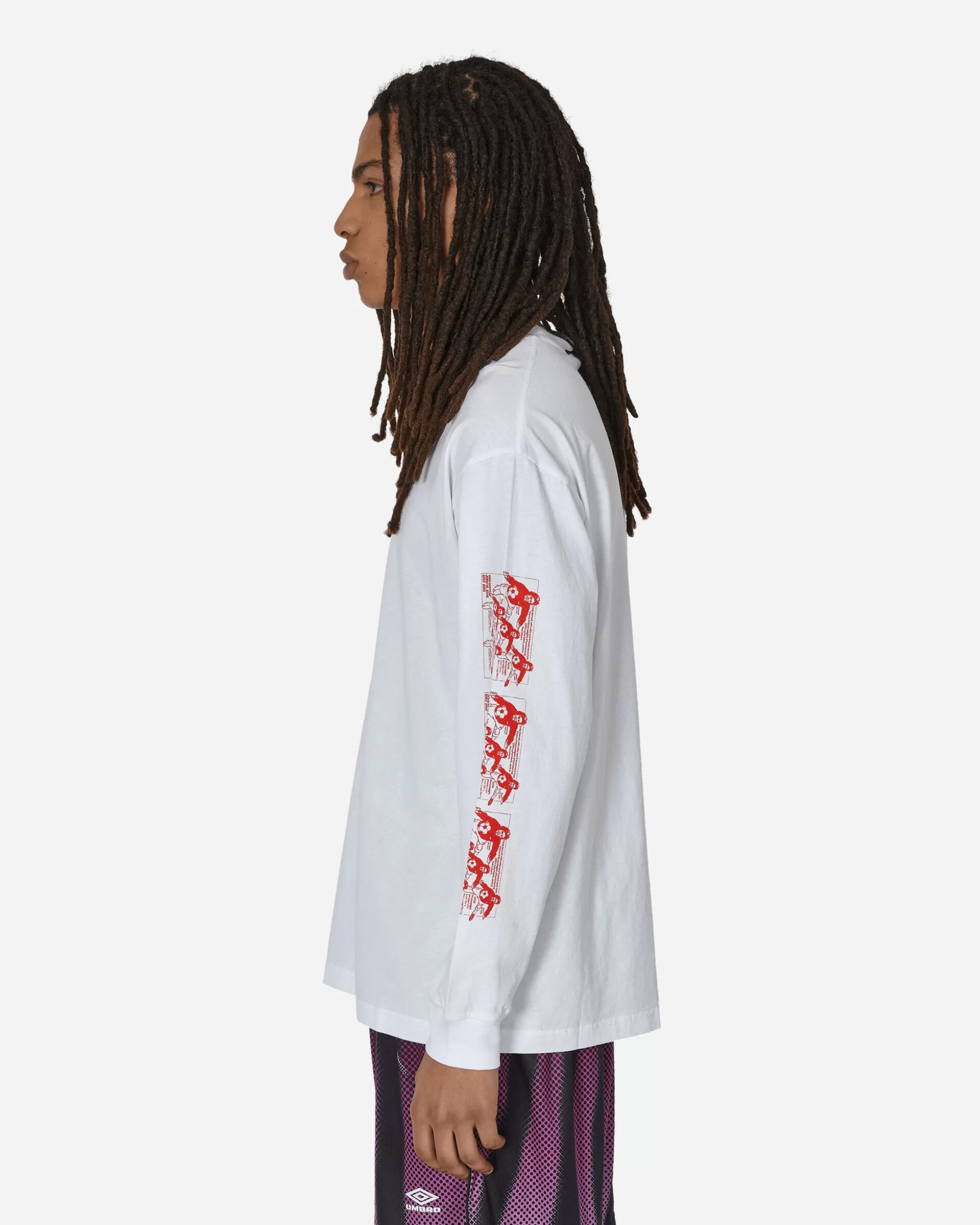 Umbro Graphic Longsleeve T-Shirt White Fashion