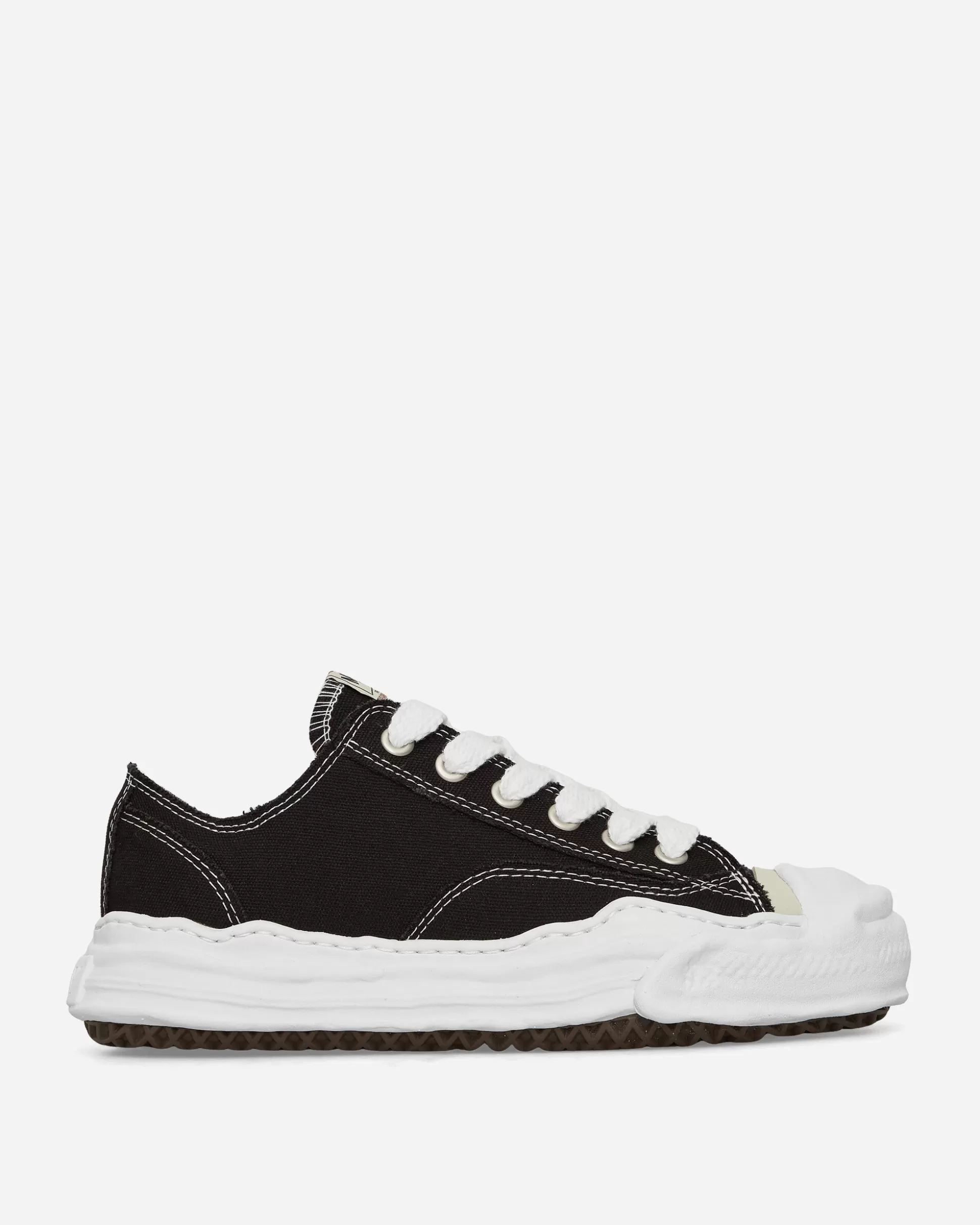 Maison MIHARA YASUHIRO Hank OG Sole Canvas Low Sneakers Black Best Sale