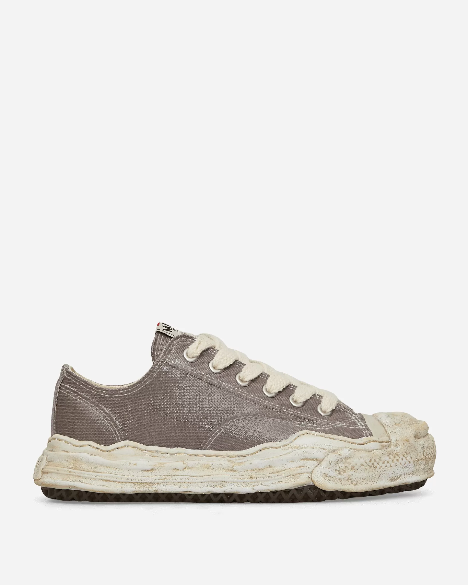 Maison MIHARA YASUHIRO Hank OG Sole Silicon Coating Canvas Low Sneakers Gray Shop