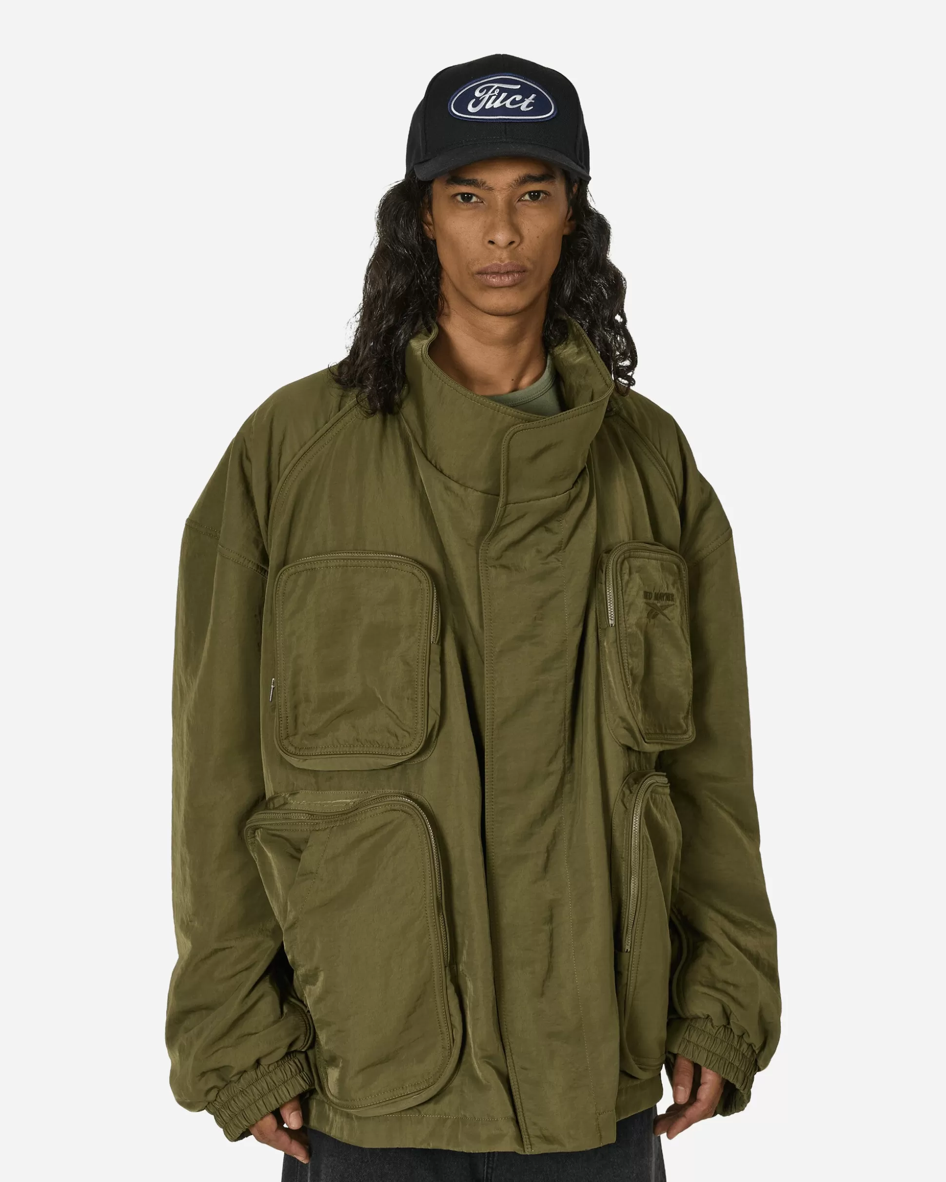 Reebok Hed Mayner Parka Jacket Army Green Discount