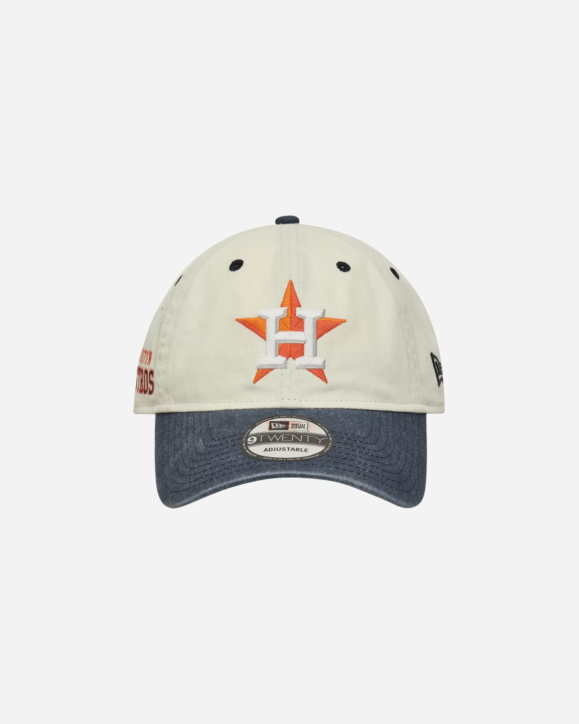 New Era Houston Astros Classic Sidescript 9TWENTY Adjustable Cap White Discount