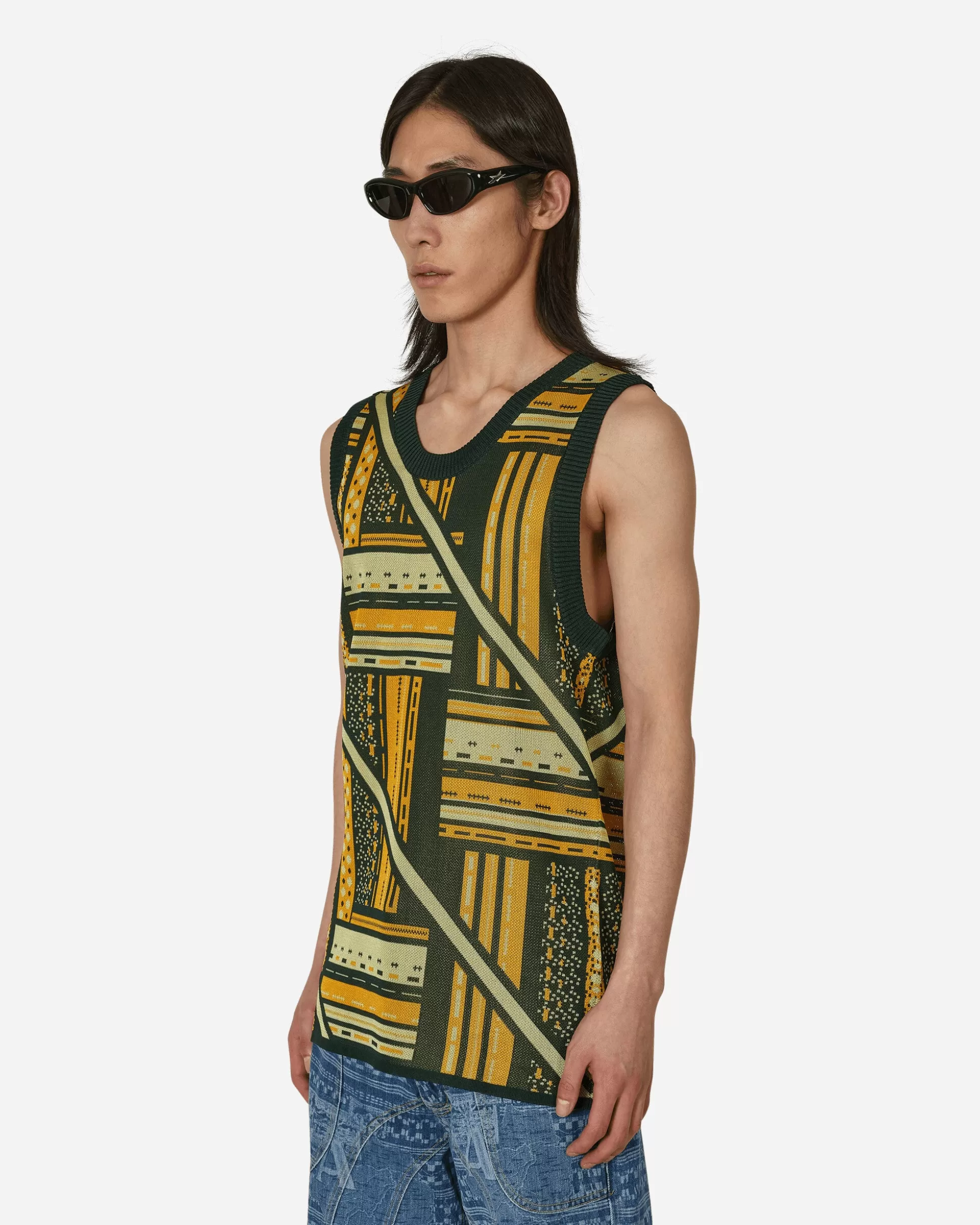 Ahluwalia Kalonji Knit Vest Multicolor Sale