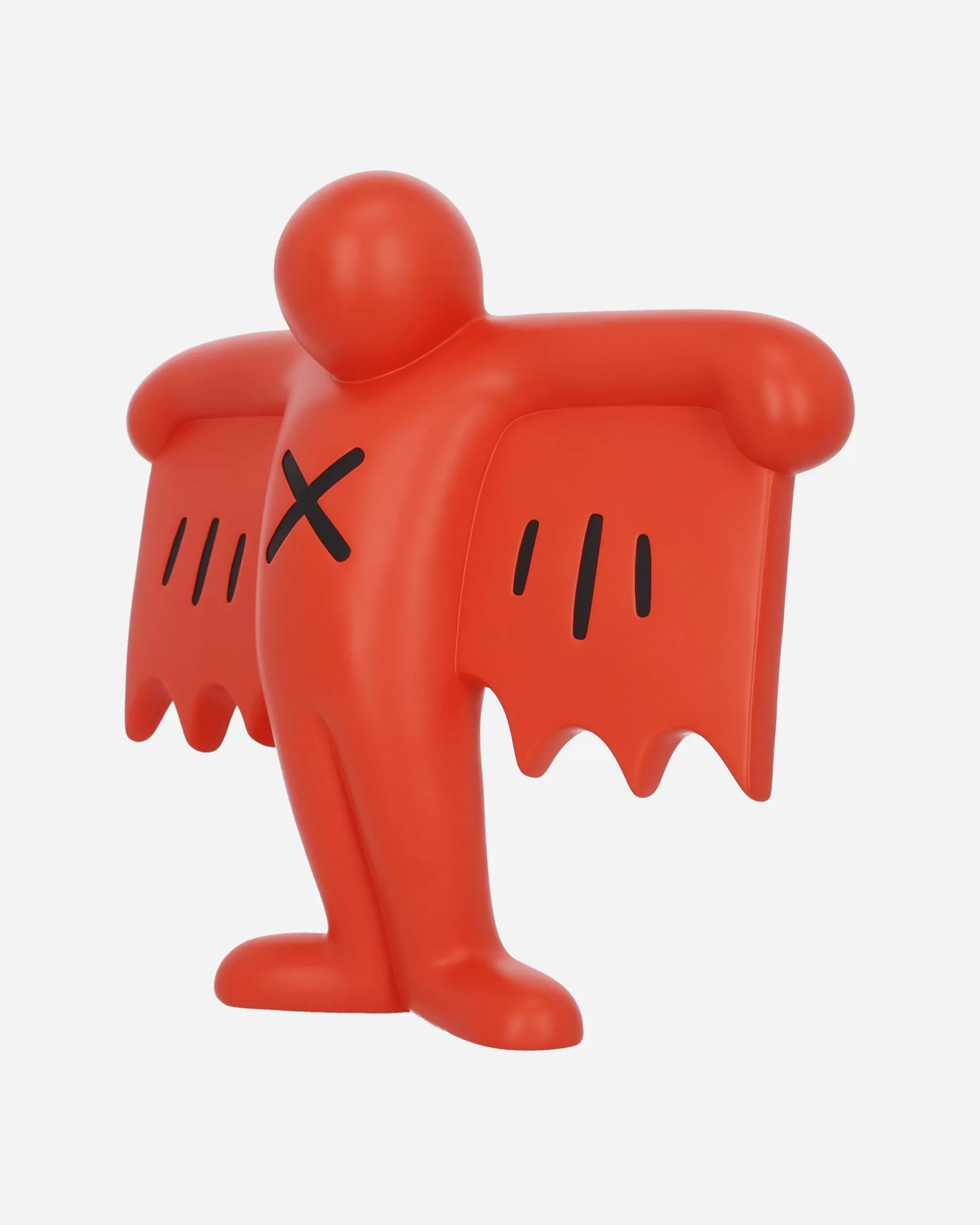 Medicom Keith Haring Flying Devil Statue Red New
