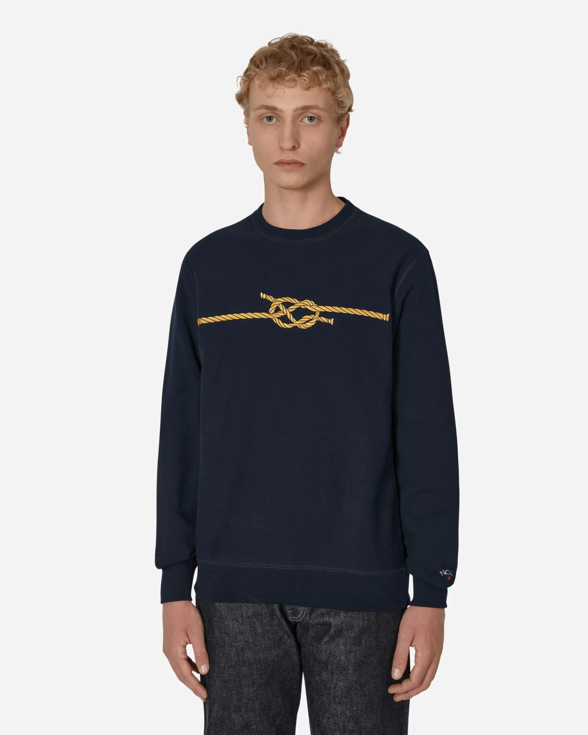 Noah Knot Crewneck Sweatshirt Blue Flash Sale