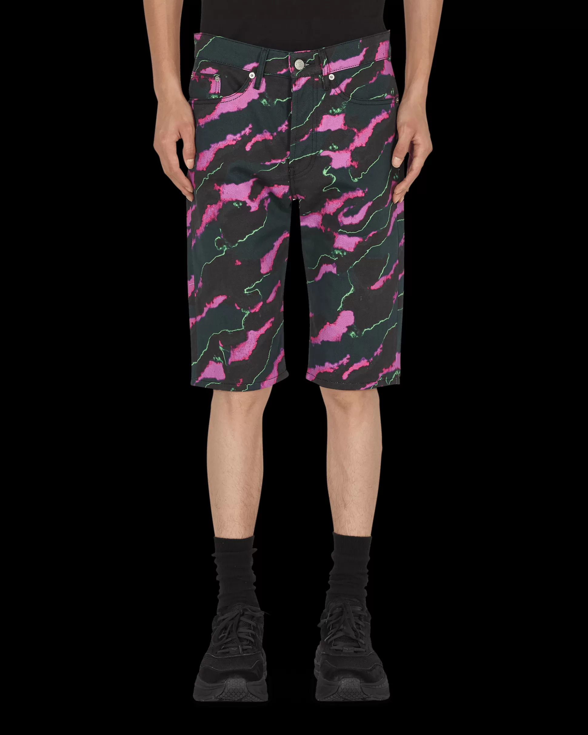 Dries Van Noten Len Lye Penna Tris Shorts Pink Sale