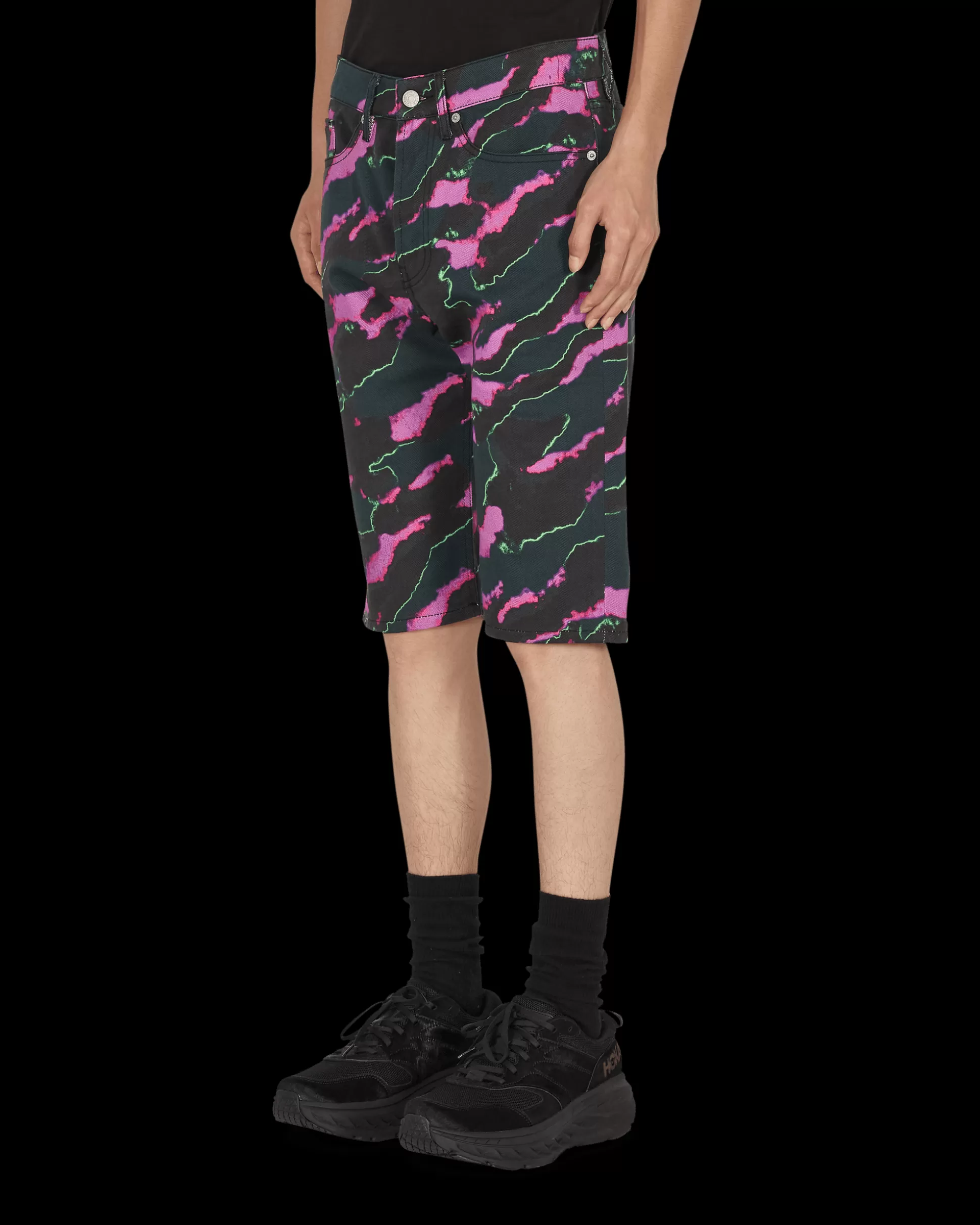 Dries Van Noten Len Lye Penna Tris Shorts Pink Sale