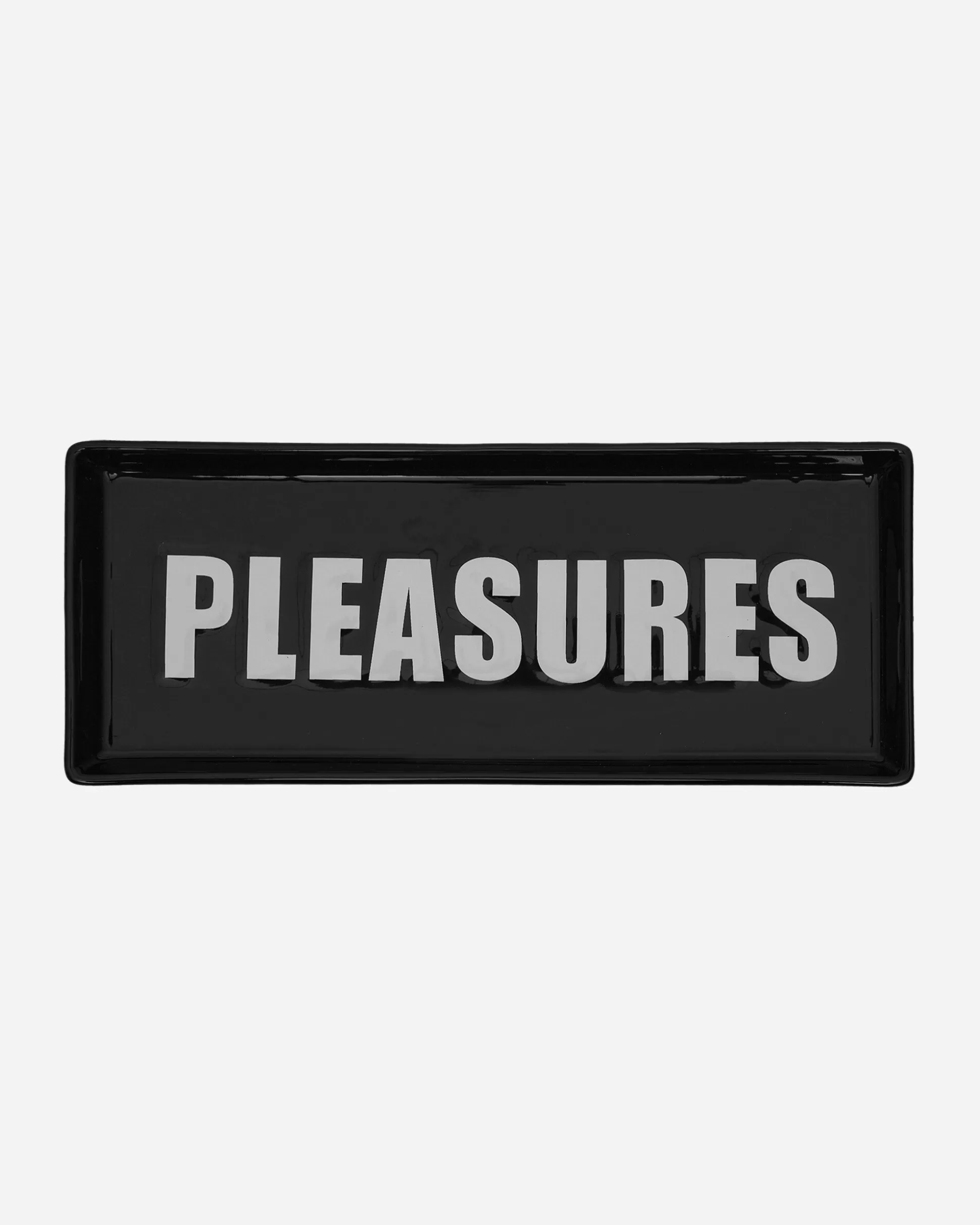 Pleasures Logo Ceramic Tray Black Sale
