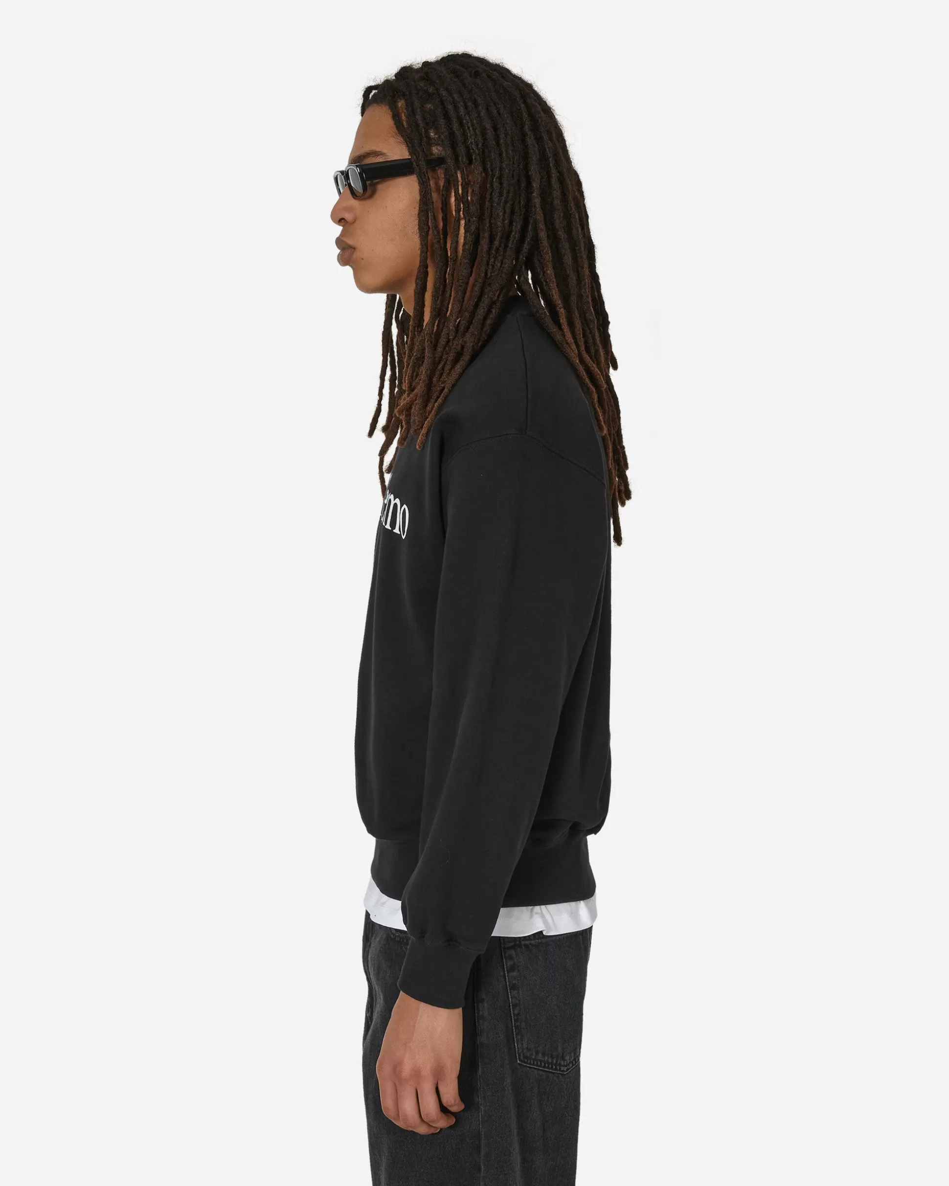 No Problemo Logo Crewneck Sweatshirt Black Hot
