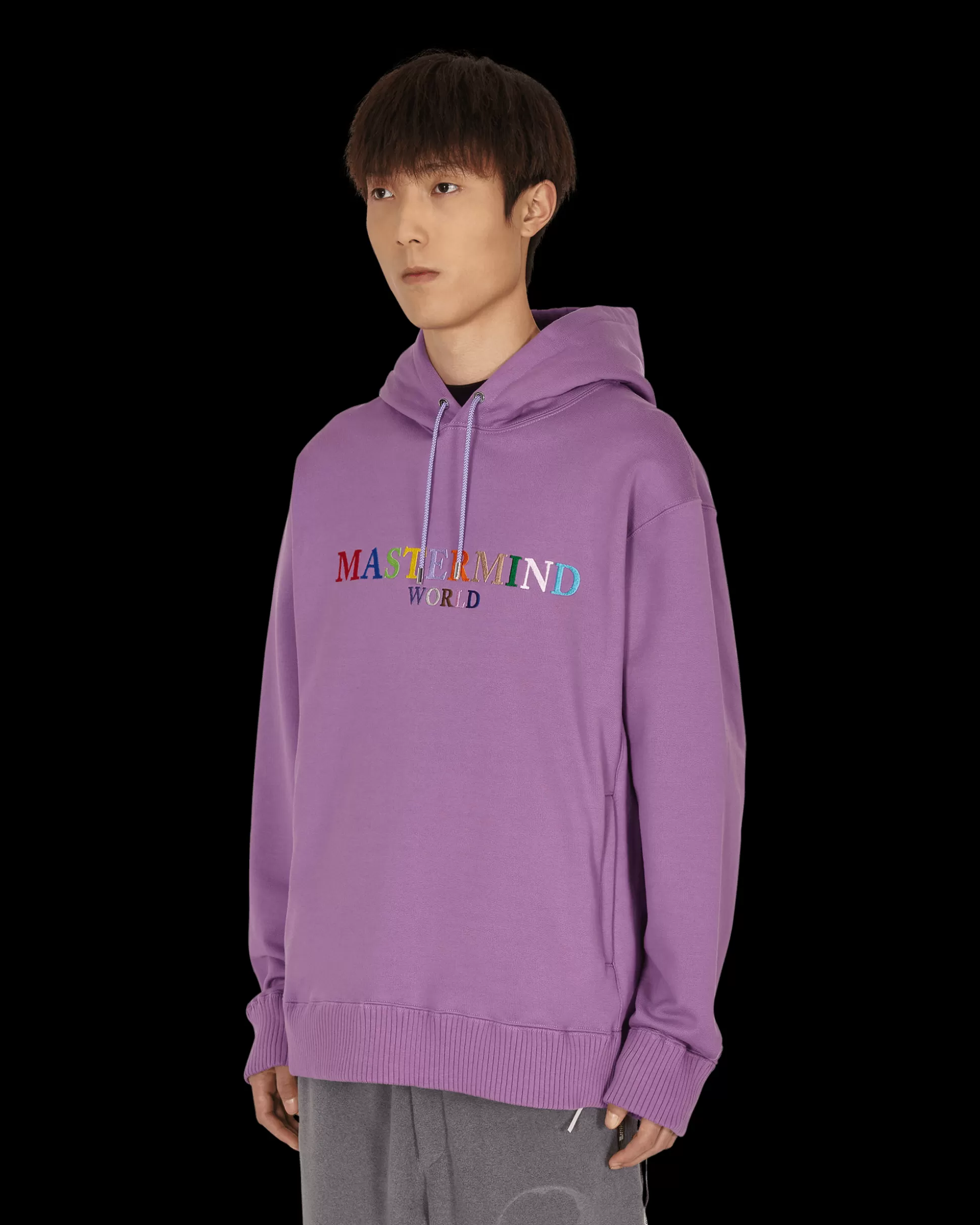 Mastermind World Logo Hooded Sweatshirt Purple Online