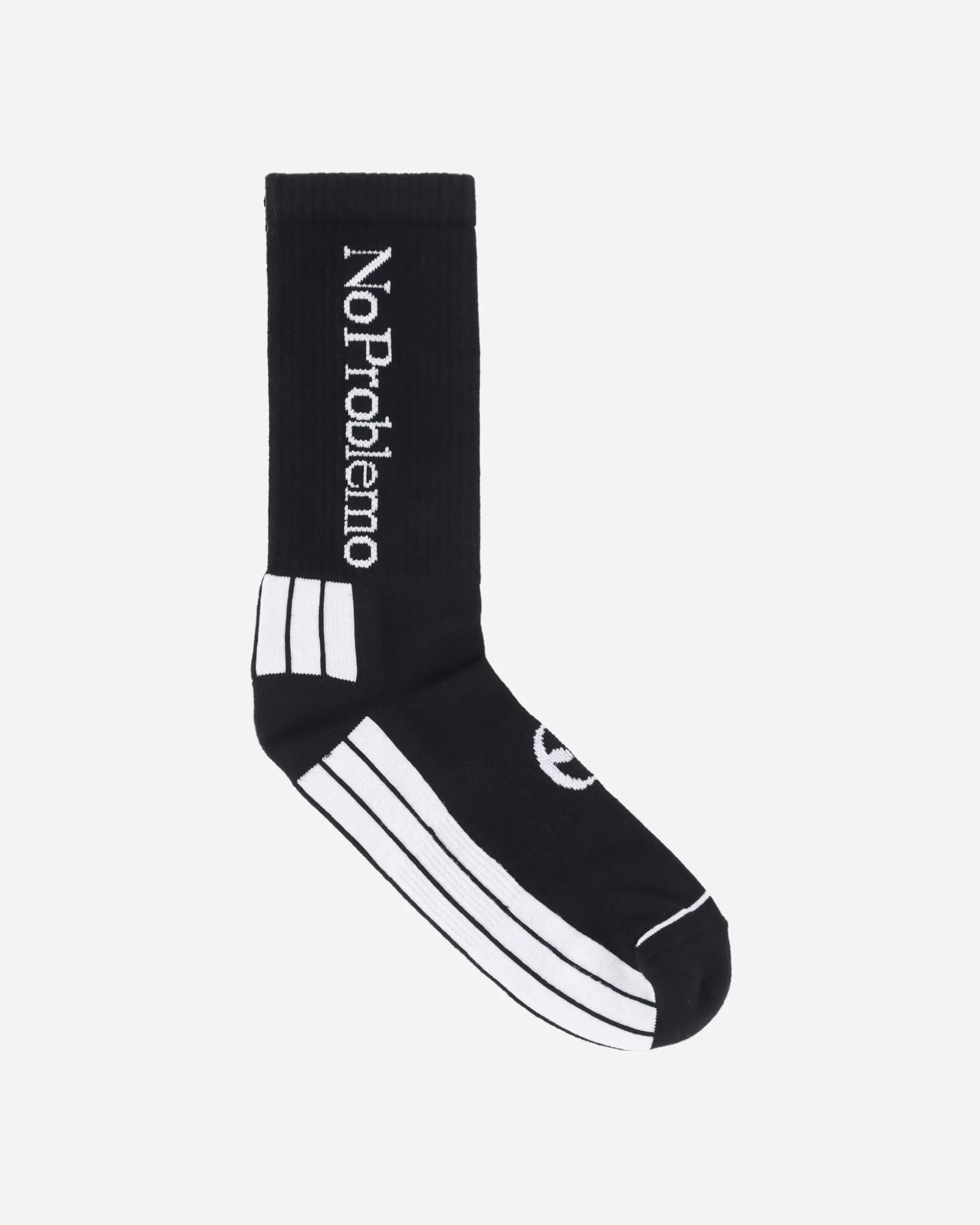 No Problemo Logo Socks Black Clearance