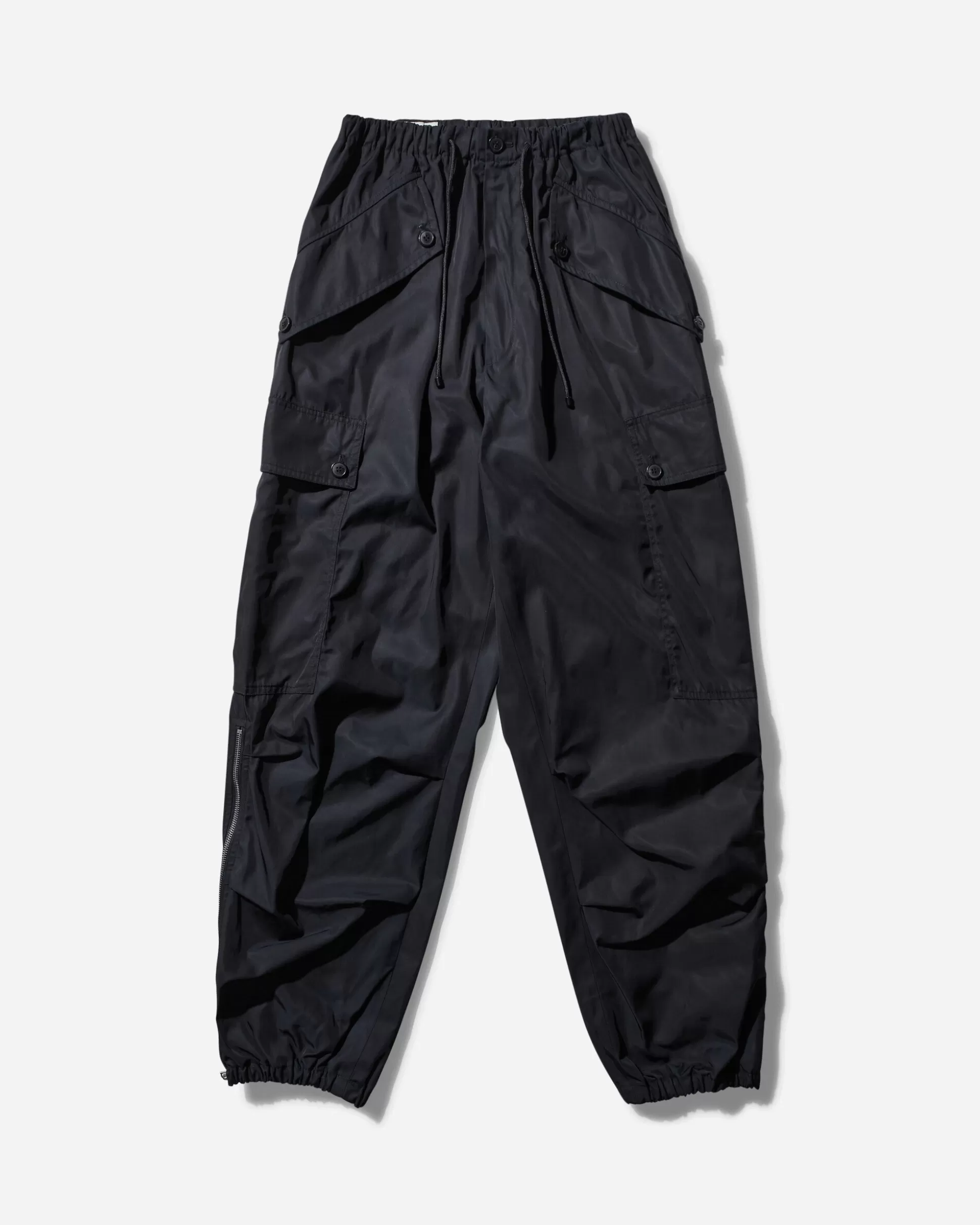 Dries Van Noten Loose Cargo Pants Navy Flash Sale