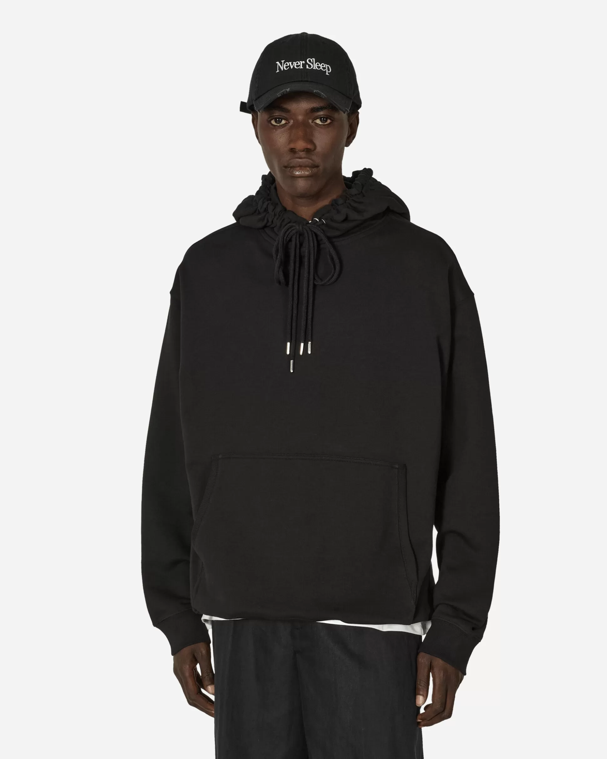 Dries Van Noten Loose Fit Hoodie Black Best Sale